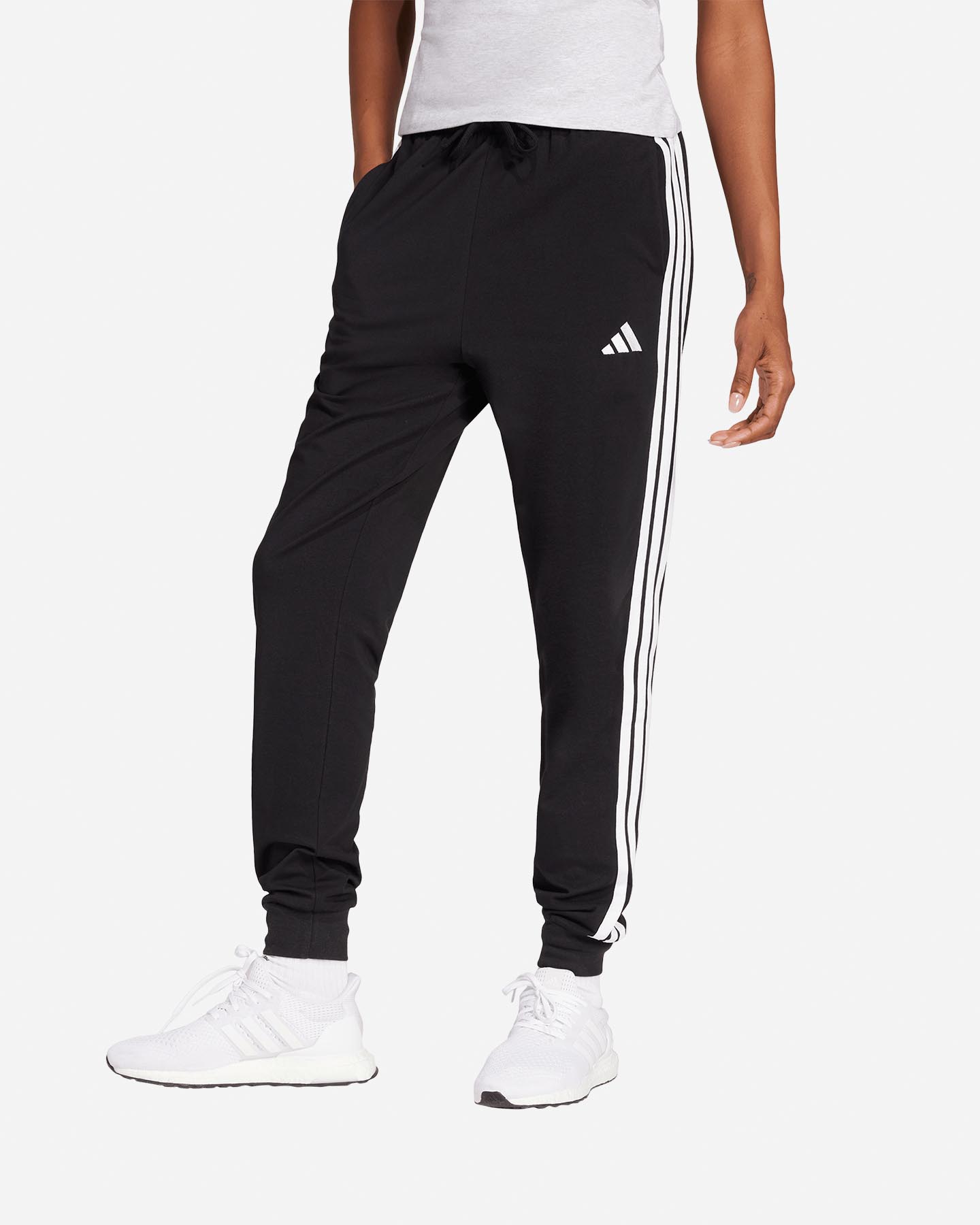 Pantalone ADIDAS ESSENTIALS 3STRIPES W - Nero - 1 | Cisalfa Sport
