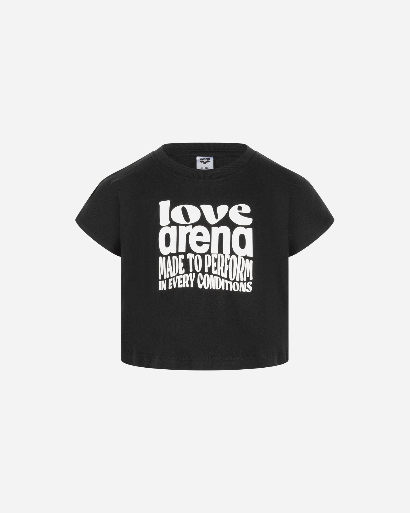 T-shirt ARENA LETTERING JR - Nero - 0 | Cisalfa Sport