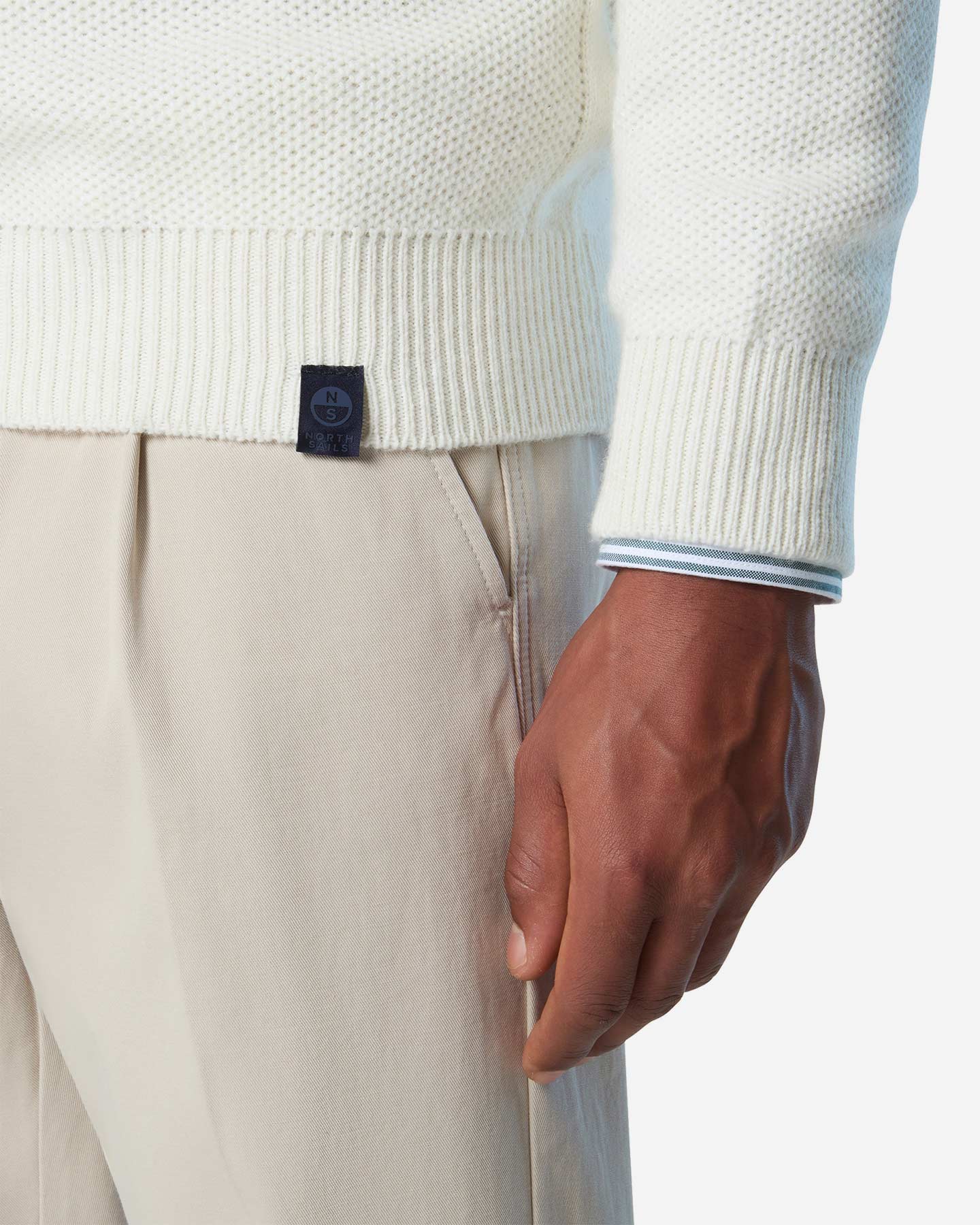 Maglione NORTH SAILS ECO CASHMERE M - Beige - 5 | Cisalfa Sport