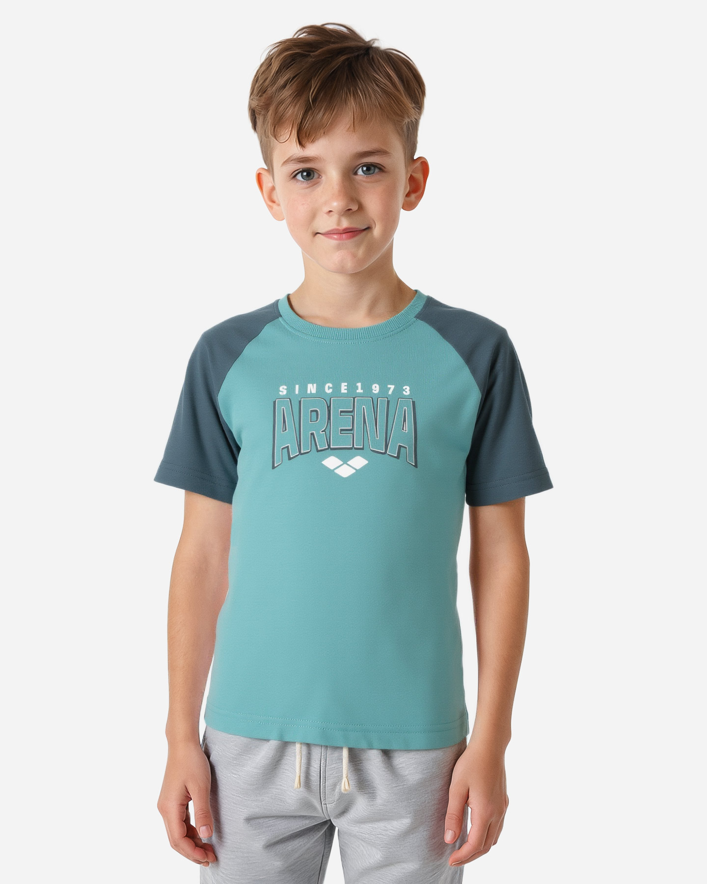 T-shirt ARENA ATHLETIC ESSENTIAL JR - Verde - 3 | Cisalfa Sport