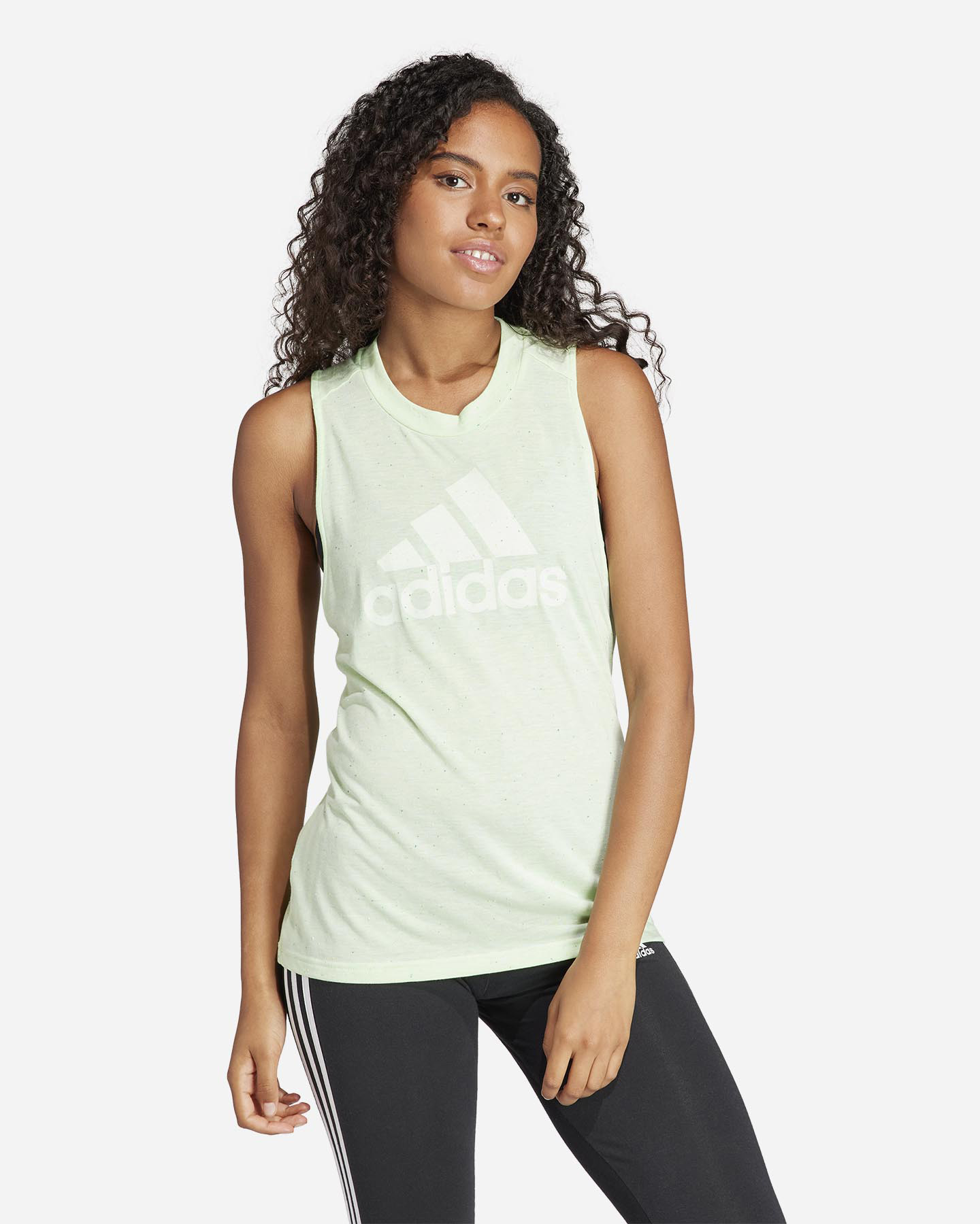 Canotta ADIDAS BIG LOGO W - Verde - 3 | Cisalfa Sport