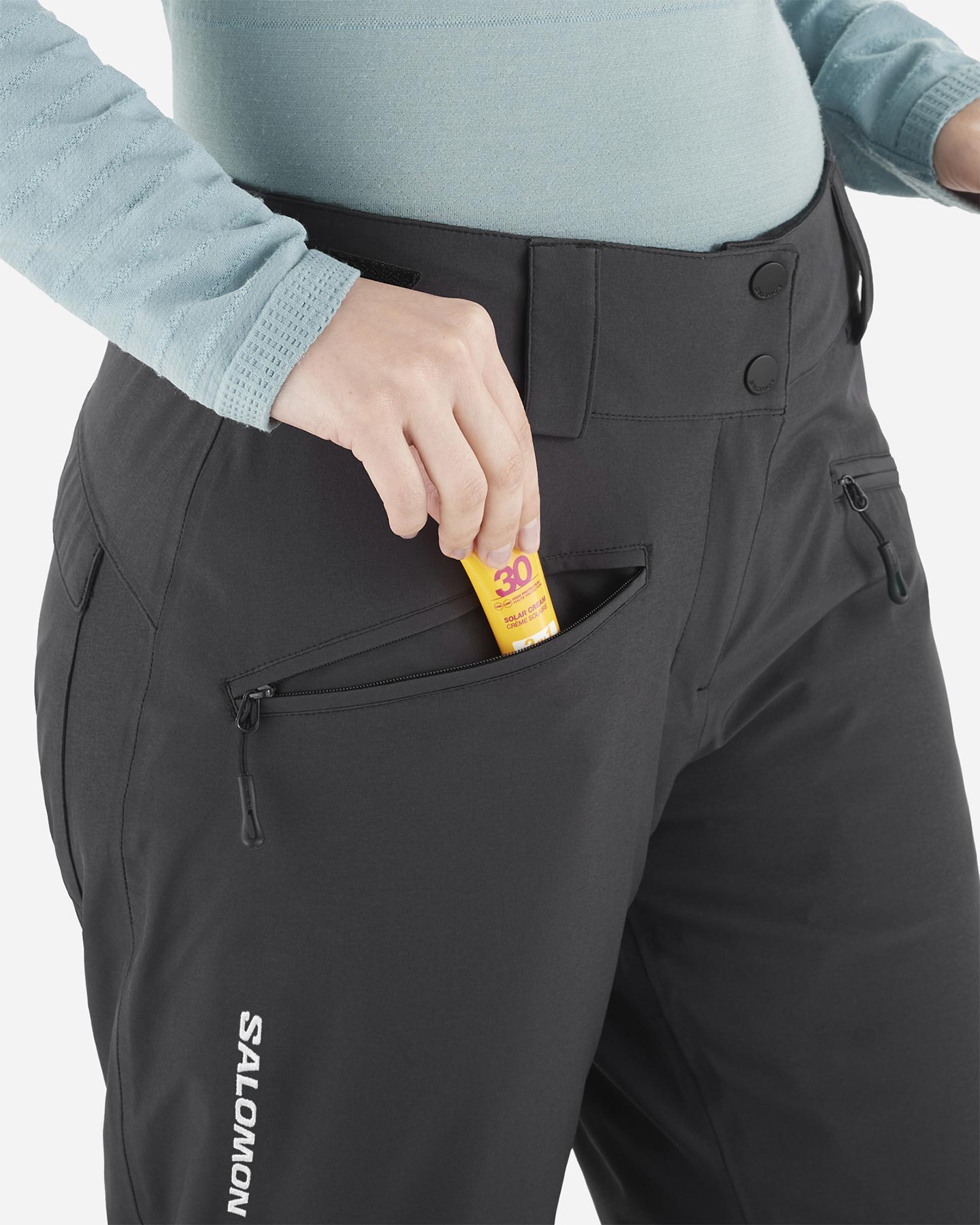 Pantalone sci SALOMON EDGE W - Nero - 3 | Cisalfa Sport