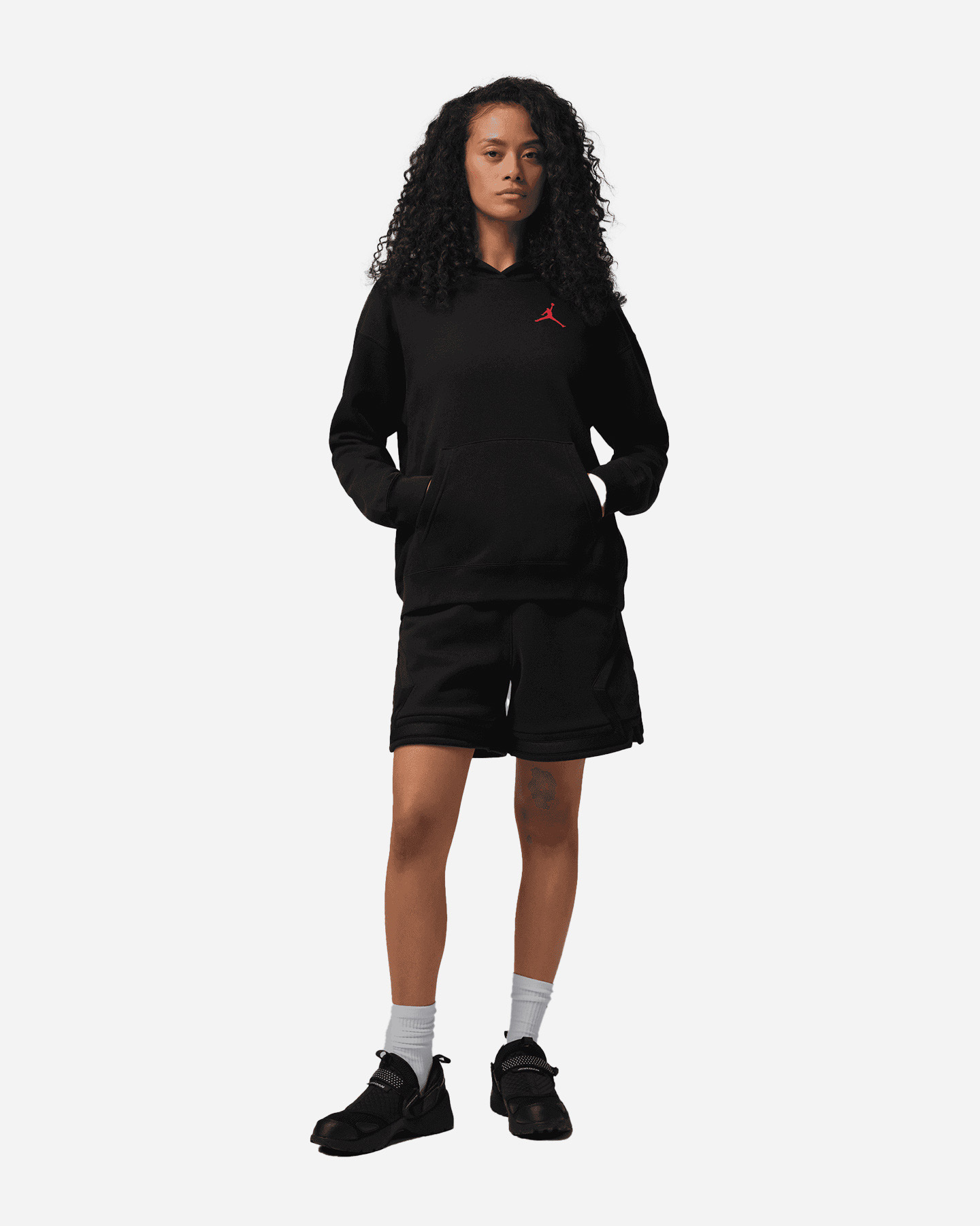 Felpa NIKE JORDAN SMALL LOGO W - Nero - 1 | Cisalfa Sport