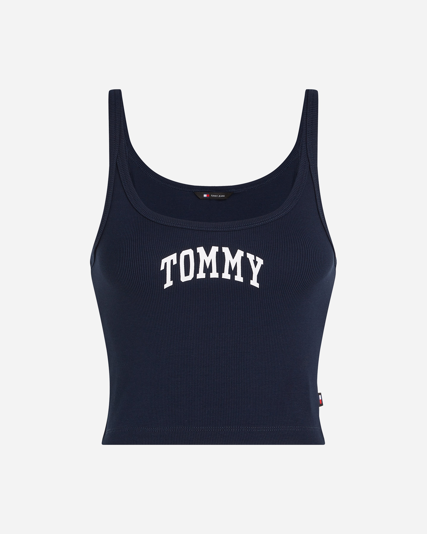 Canotta TOMMY HILFIGER CROP VARSITY W - Blu Navy - 0 | Cisalfa Sport