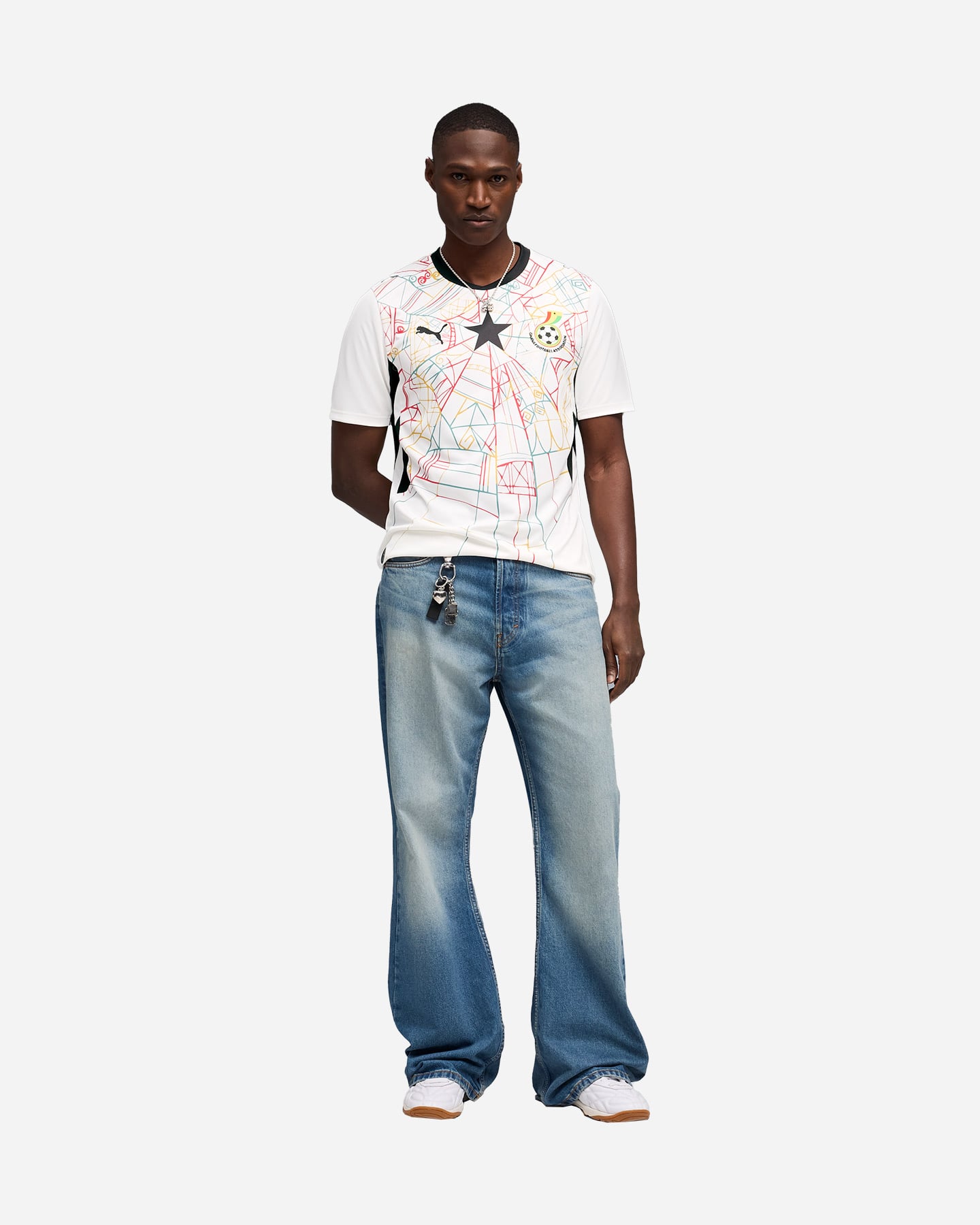 Maglia calcio ufficiale PUMA GHANA HOME 26 M - Color mix - 2 | Cisalfa Sport