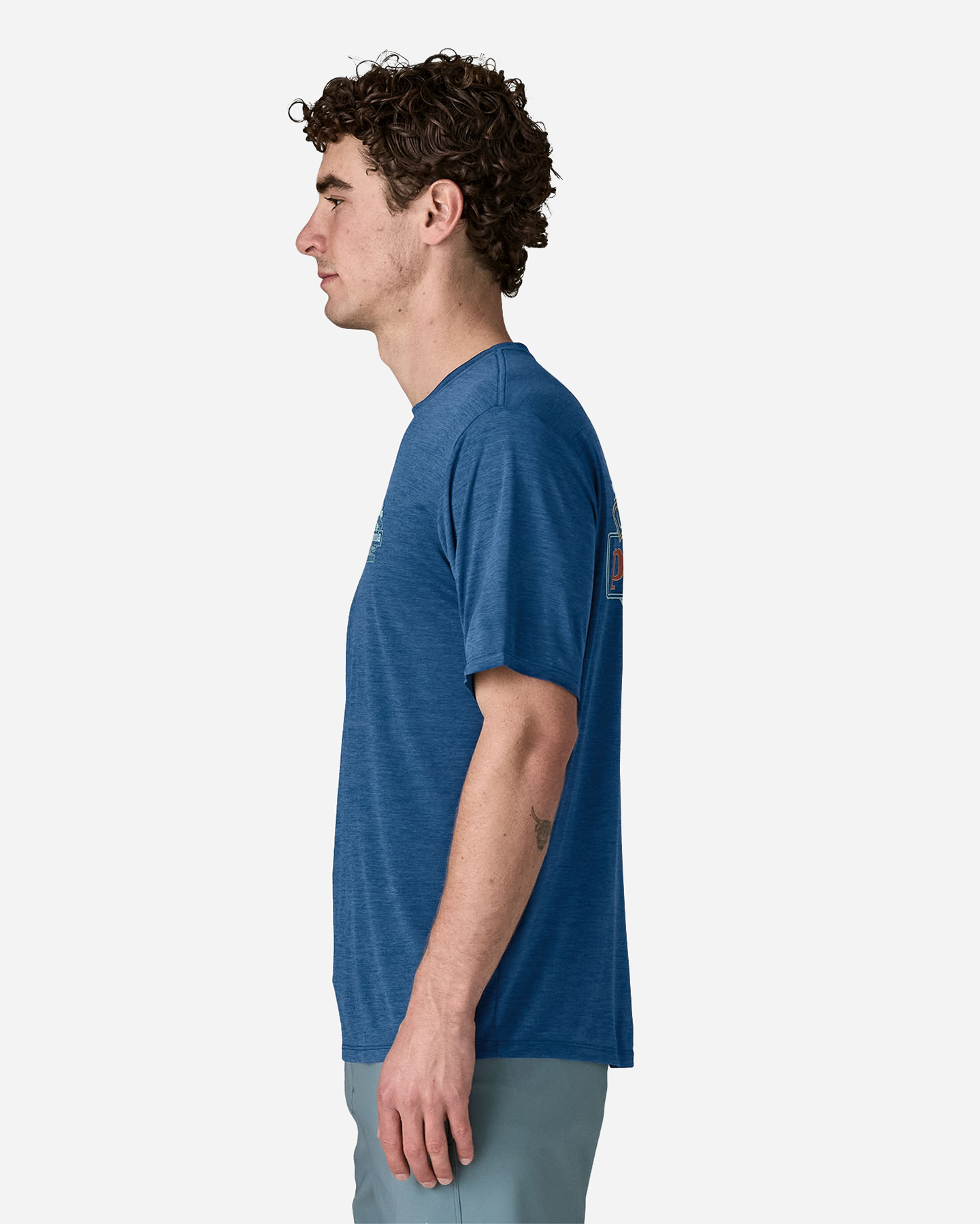 Maglia intimo tecnico PATAGONIA CAP COOL DAILY GREAT WAVES M - Blu - 1 | Cisalfa Sport
