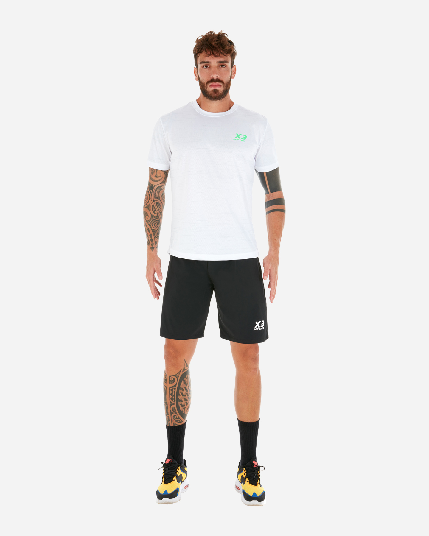 Pantaloncini tennis X3 POR TRES LA NUNCIA M - Nero - 2 | Cisalfa Sport
