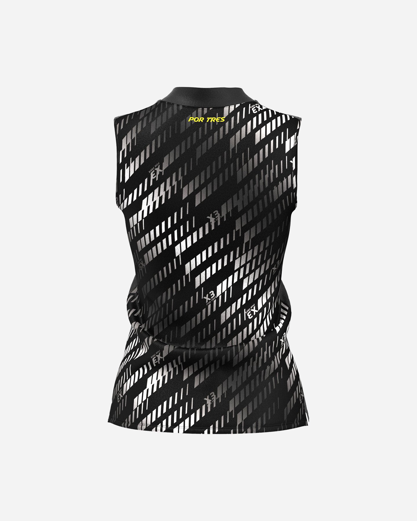 T-shirt tennis X3 POR TRES SVEZIA W - Nero - 1 | Cisalfa Sport