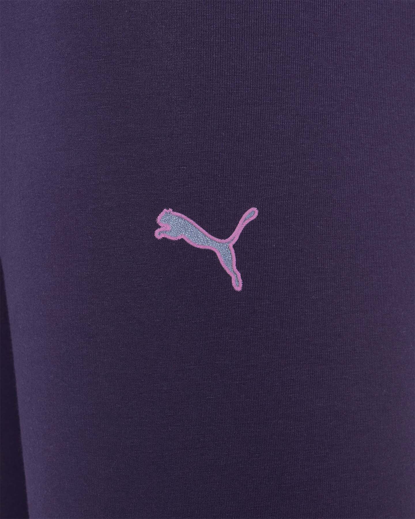 Leggings PUMA CLASSIC LOGO W - Viola - 2 | Cisalfa Sport