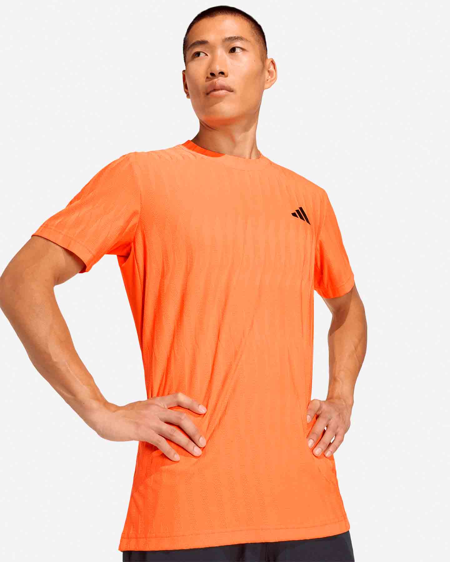 T-shirt tennis ADIDAS AIRCHILL FREELIFT M - Arancione - 4 | Cisalfa Sport