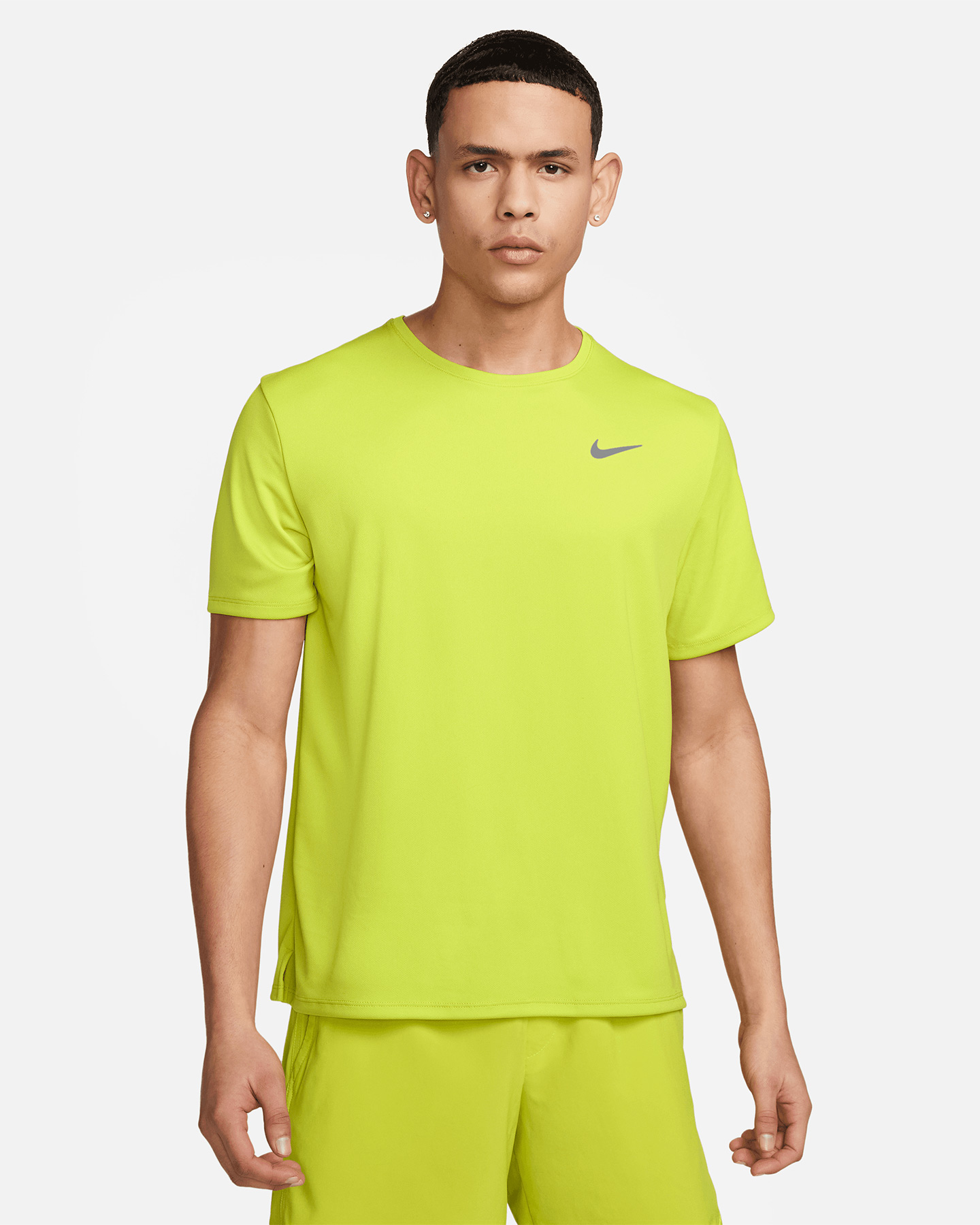 T-shirt running NIKE DRI FIT UV MILER M - Verde - 0 | Cisalfa Sport
