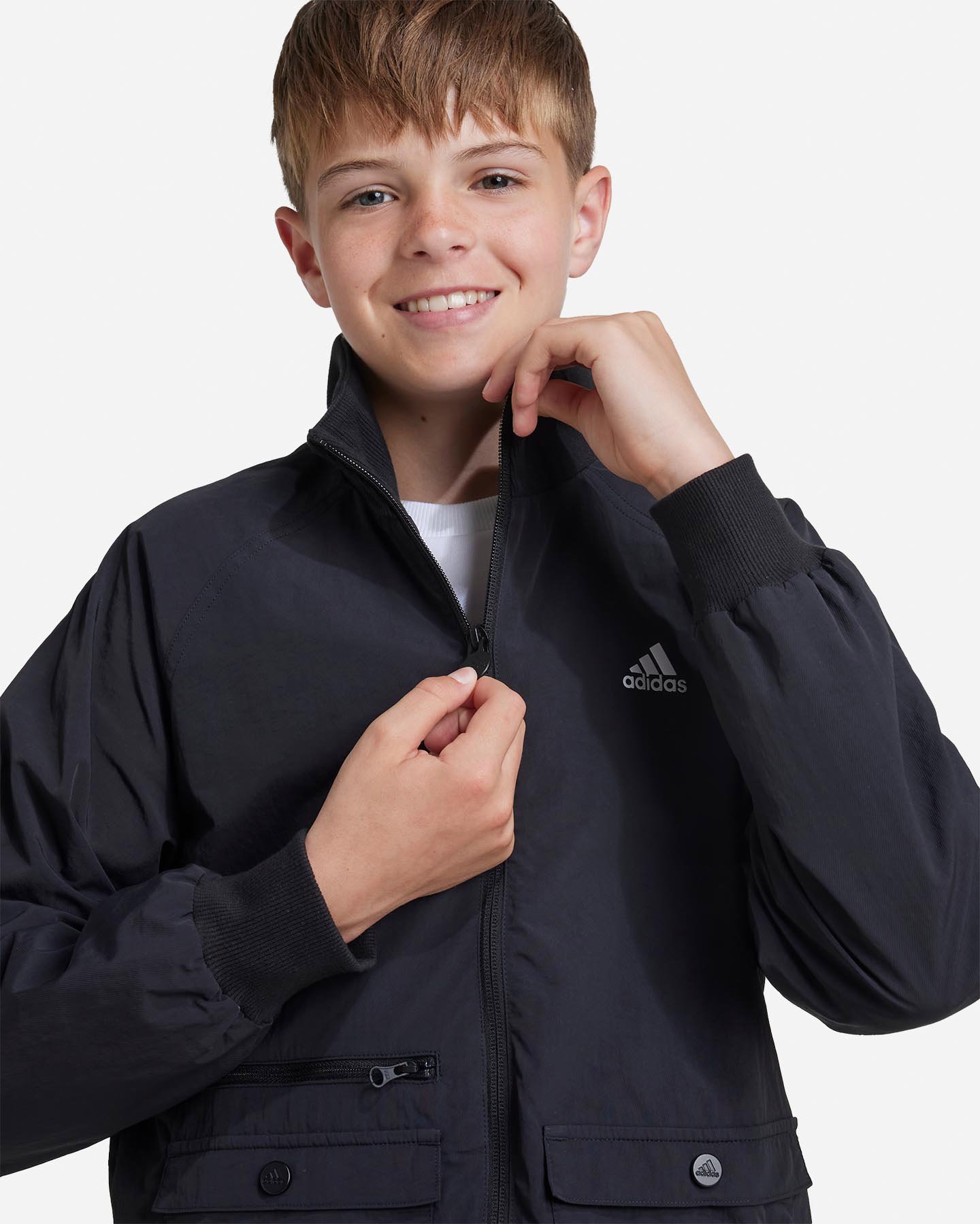 Felpa ADIDAS STREET JAM JR - Nero - 5 | Cisalfa Sport