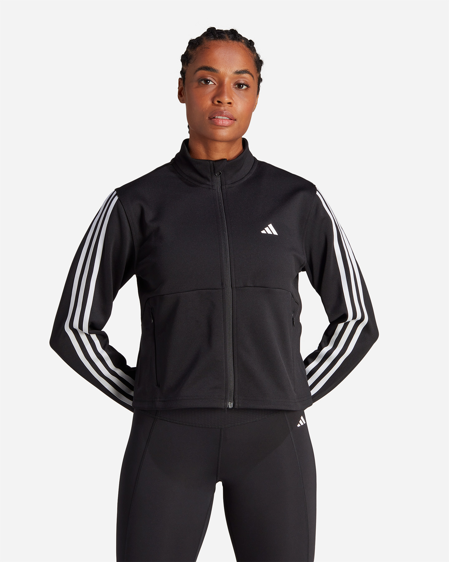 Felpa training ADIDAS 3STRIPES W - Rosa - 1 | Cisalfa Sport