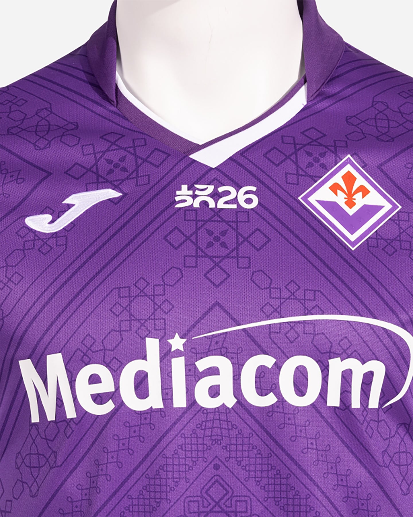 Maglia calcio ufficiale JOMA FIORENTINA HOME 26-27 JR - 3 | Cisalfa Sport