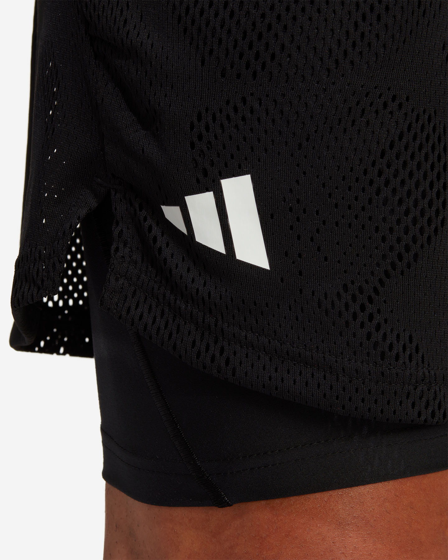Pantaloncini tennis ADIDAS MEL 2N1 M - Nero - 4 | Cisalfa Sport