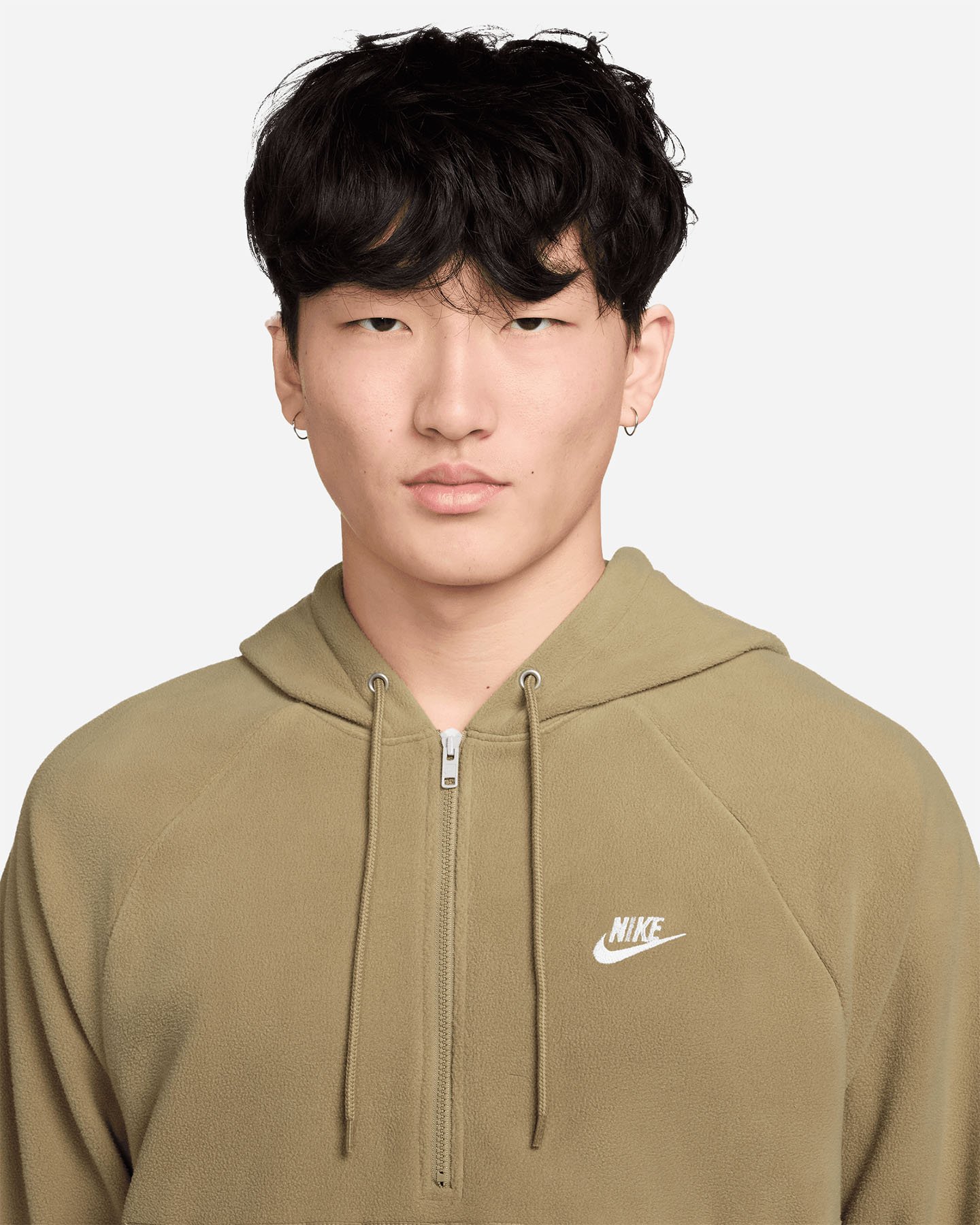 Felpa NIKE HALF ZIP WINTERIZED M - Beige - 2 | Cisalfa Sport