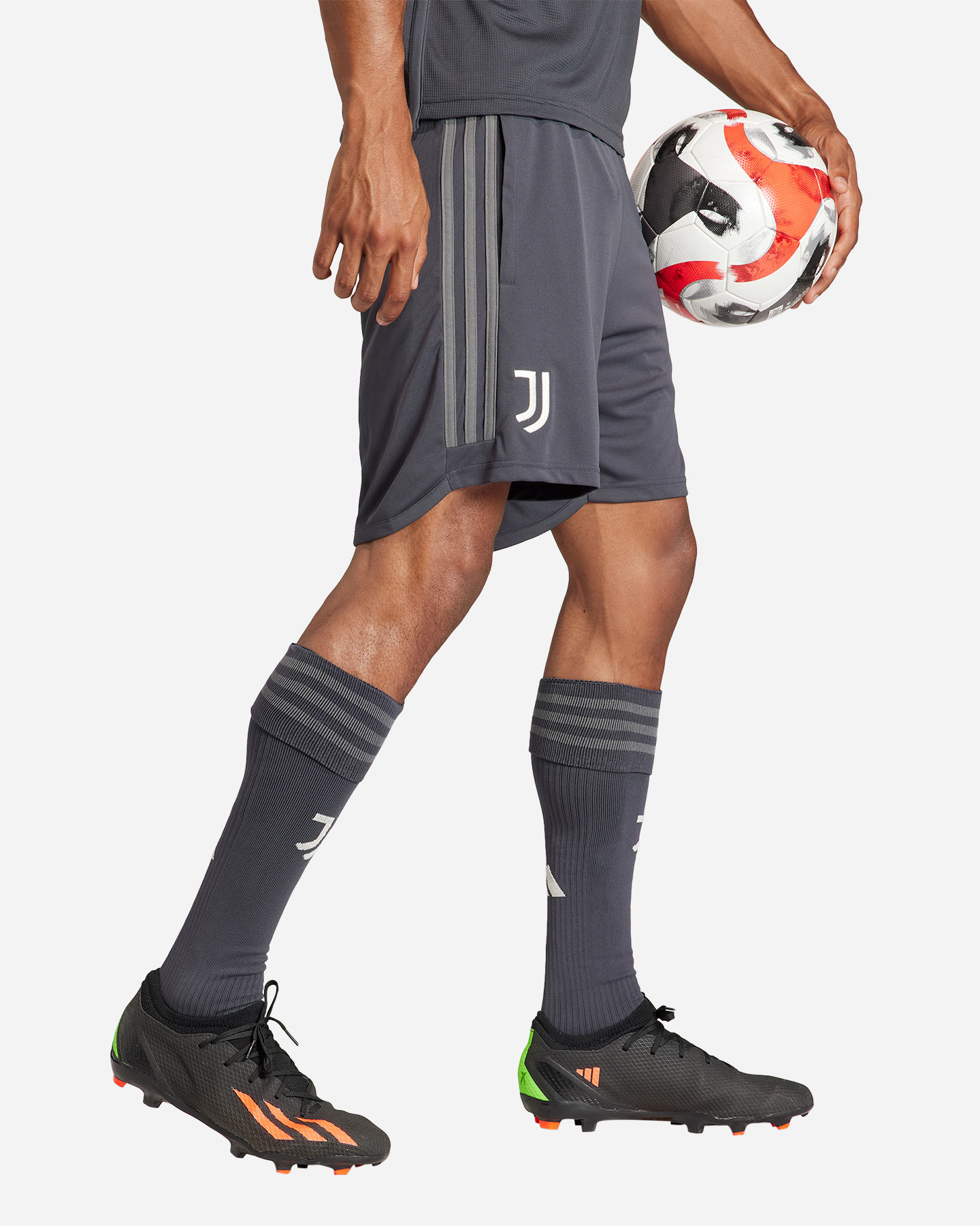 Pantaloncini calcio ufficiali ADIDAS JUVENTUS 3RD 23-24 M - Antracite - 1 | Cisalfa Sport