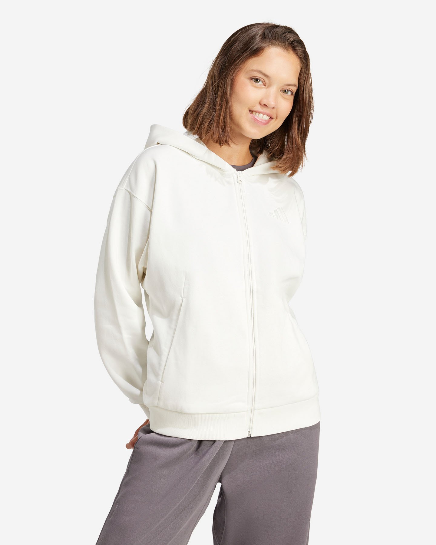 Felpa ADIDAS SZN W - Bianco - 1 | Cisalfa Sport