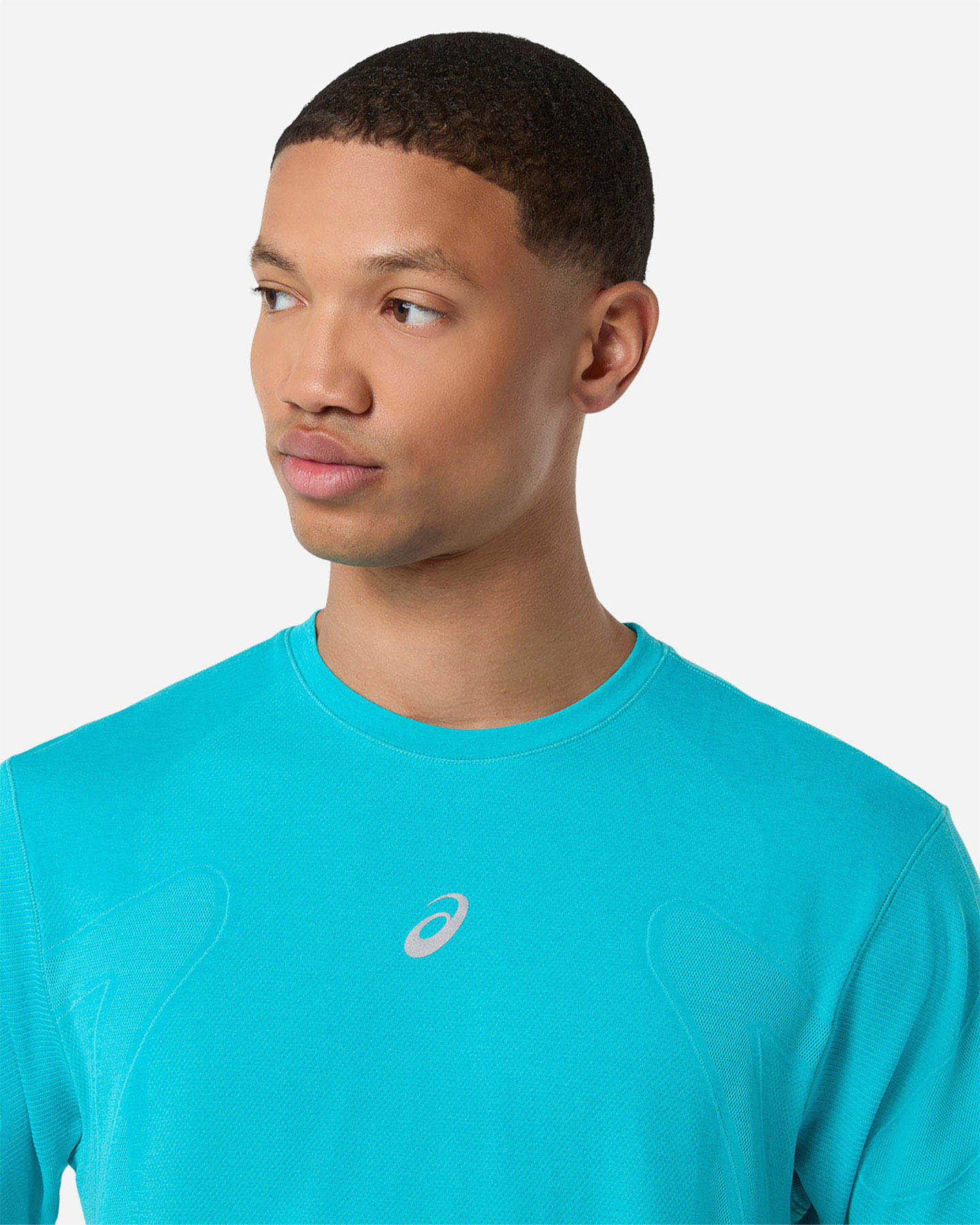 T-shirt running ASICS ROAD M - Azzurro - 4 | Cisalfa Sport