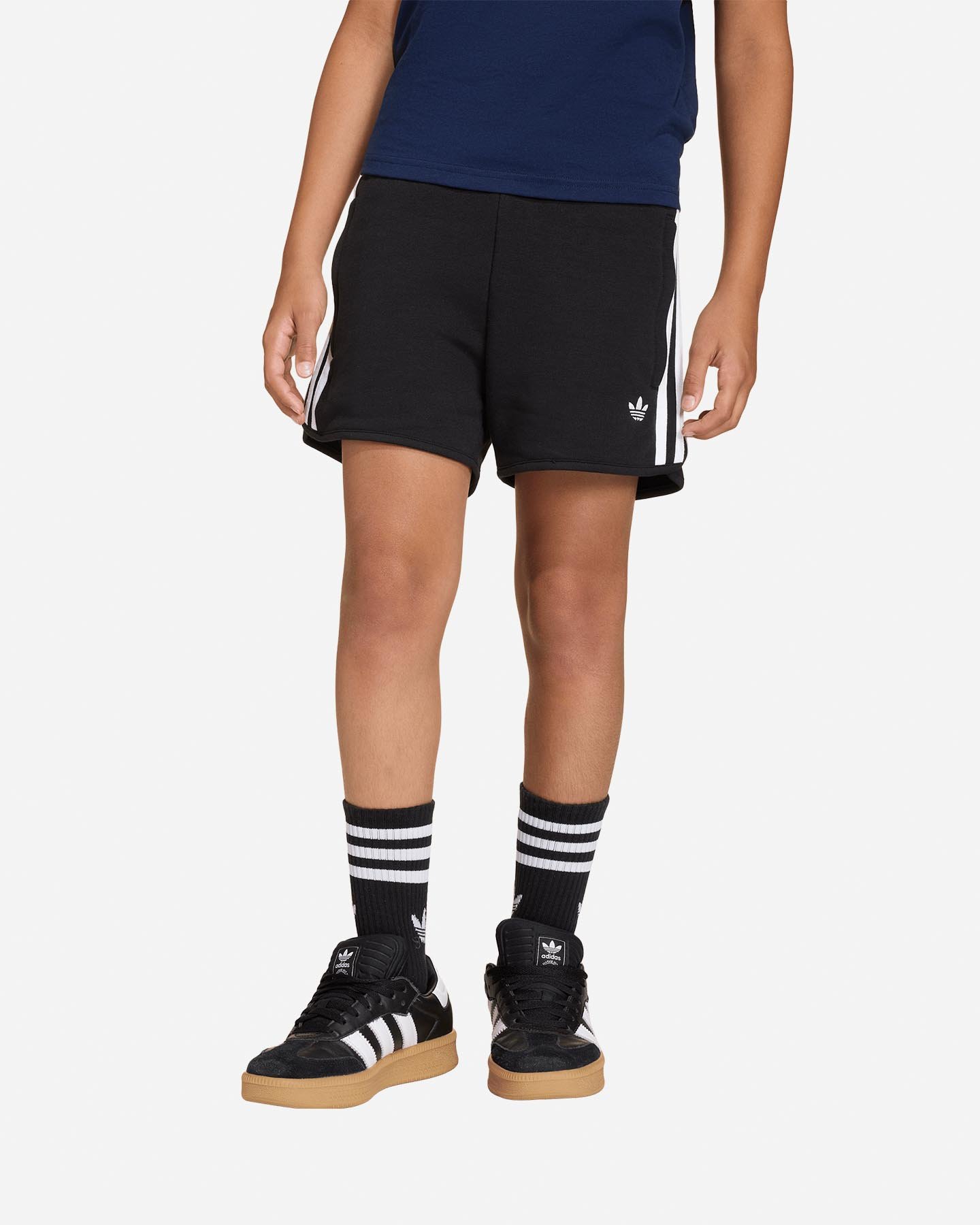 Pantaloncini ADIDAS 3STRIPES JR - Nero - 1 | Cisalfa Sport