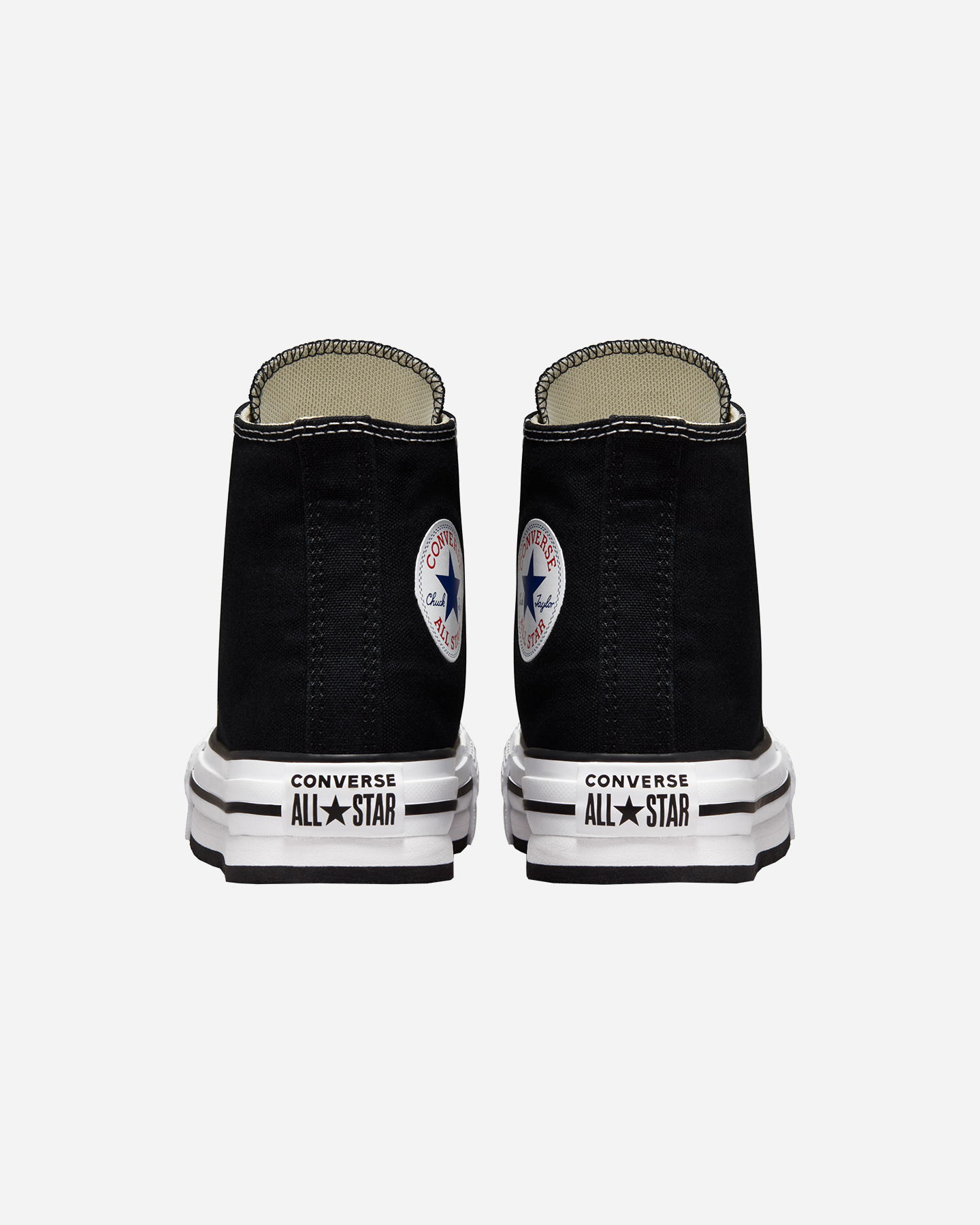 Scarpe sneakers CONVERSE CHUCK TAYLOR ALL STAR HIGH EVA LIFT PS JR - Nero - 4 | Cisalfa Sport