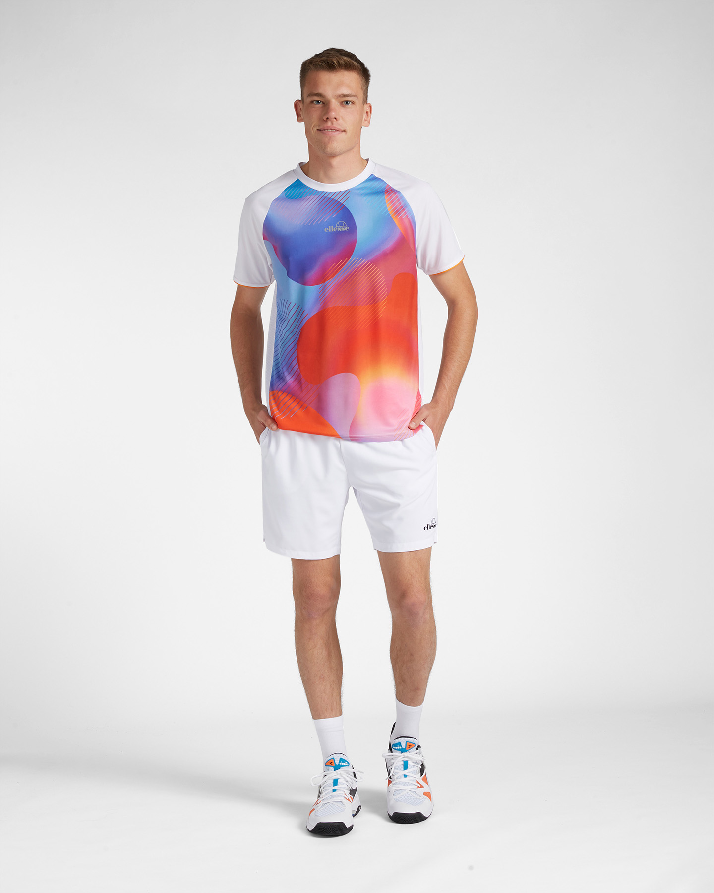 T-shirt tennis ELLESSE PADEL M - S4123300-001/896 - 1 | Cisalfa Sport