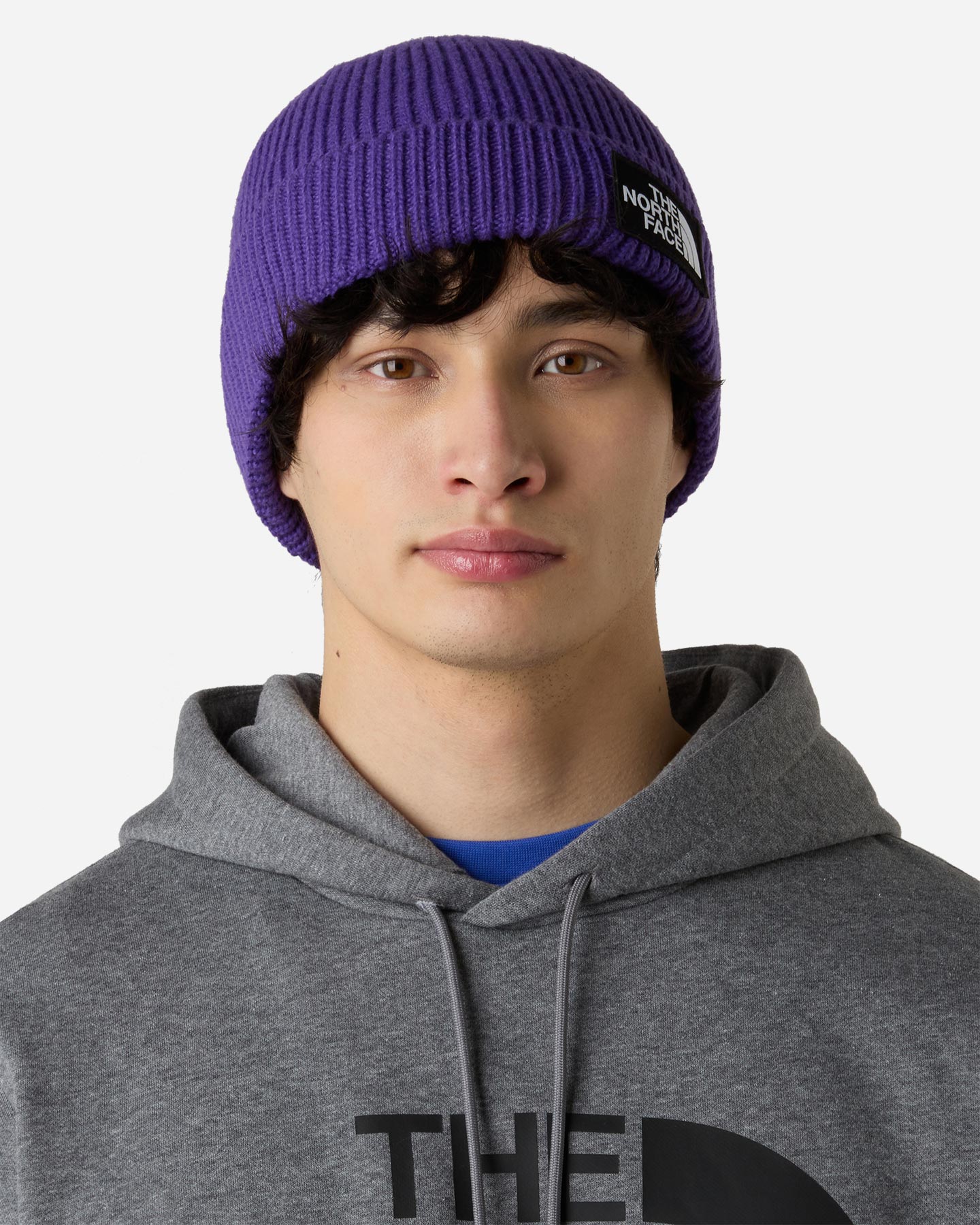 Berretto THE NORTH FACE LOGO BOX M - Viola - 1 | Cisalfa Sport