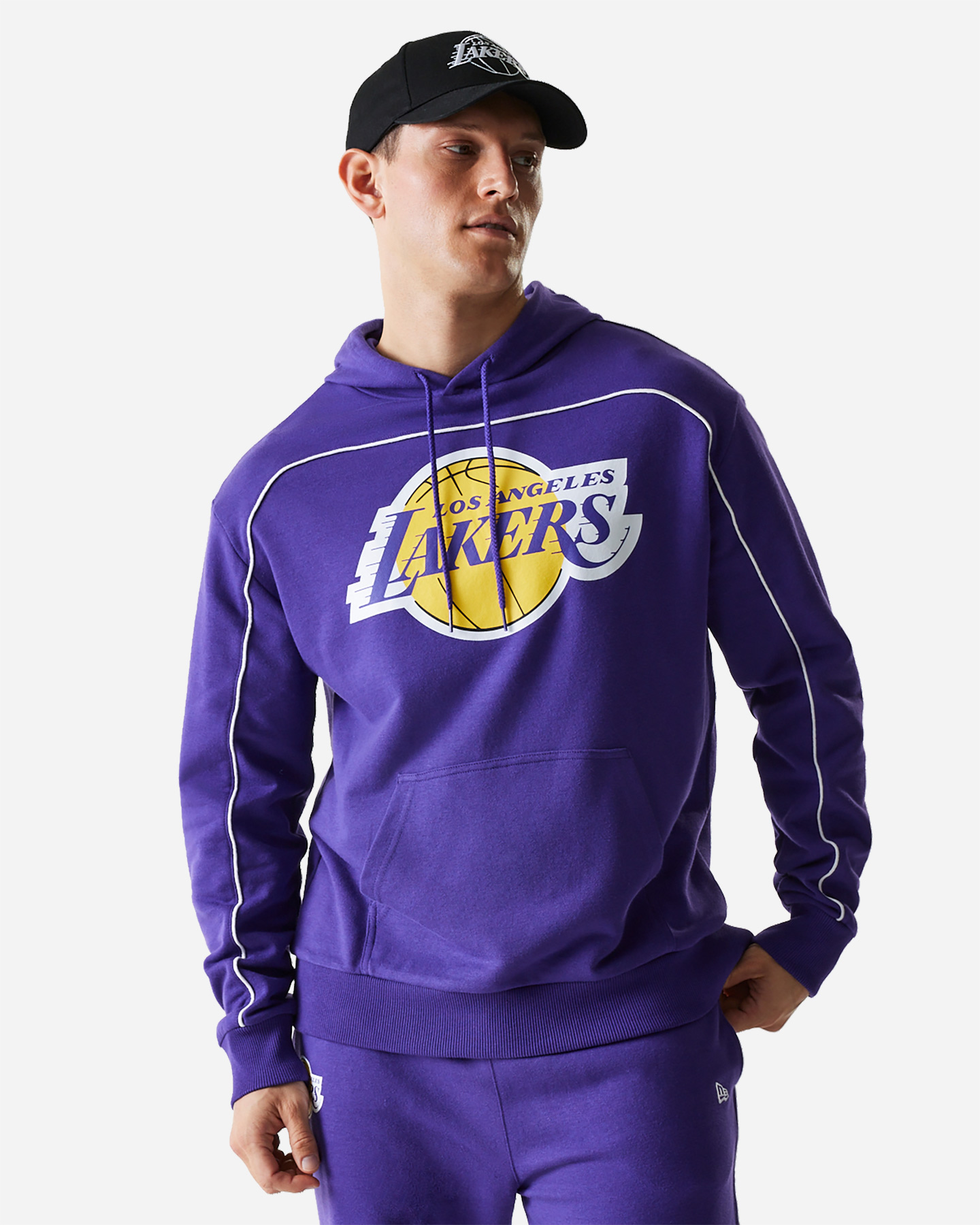 Felpa nba NEW ERA LOS ANGELES LAKERS M - Viola - 0 | Cisalfa Sport