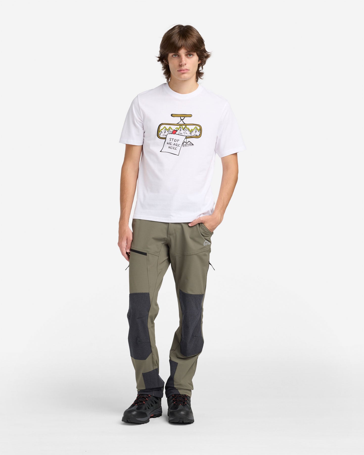 T-shirt 8848 ESSENTIAL M - Bianco - 4 | Cisalfa Sport