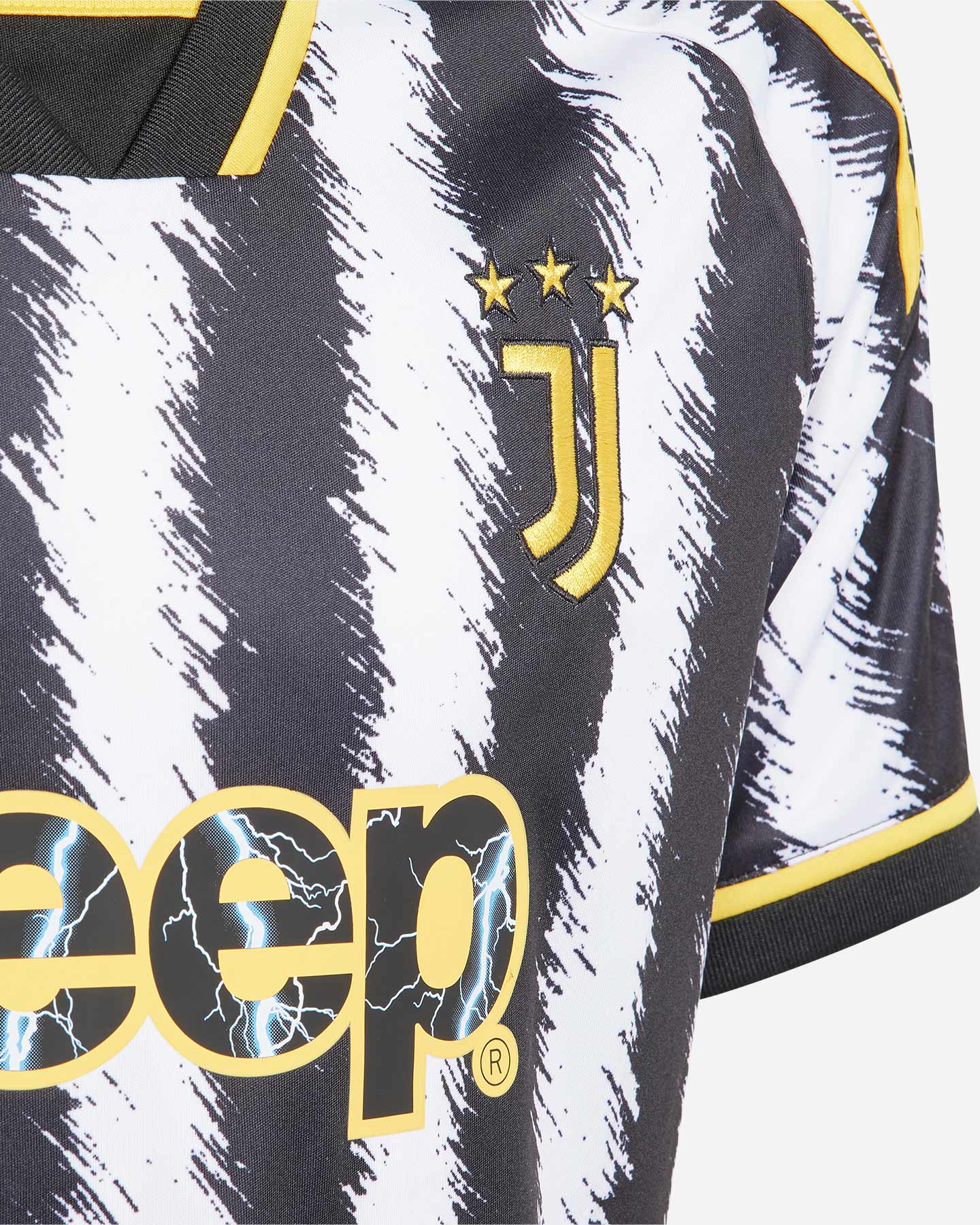 Maglia calcio ufficiale ADIDAS JUVE HOME 23-24 JR - Nero - 3 | Cisalfa Sport