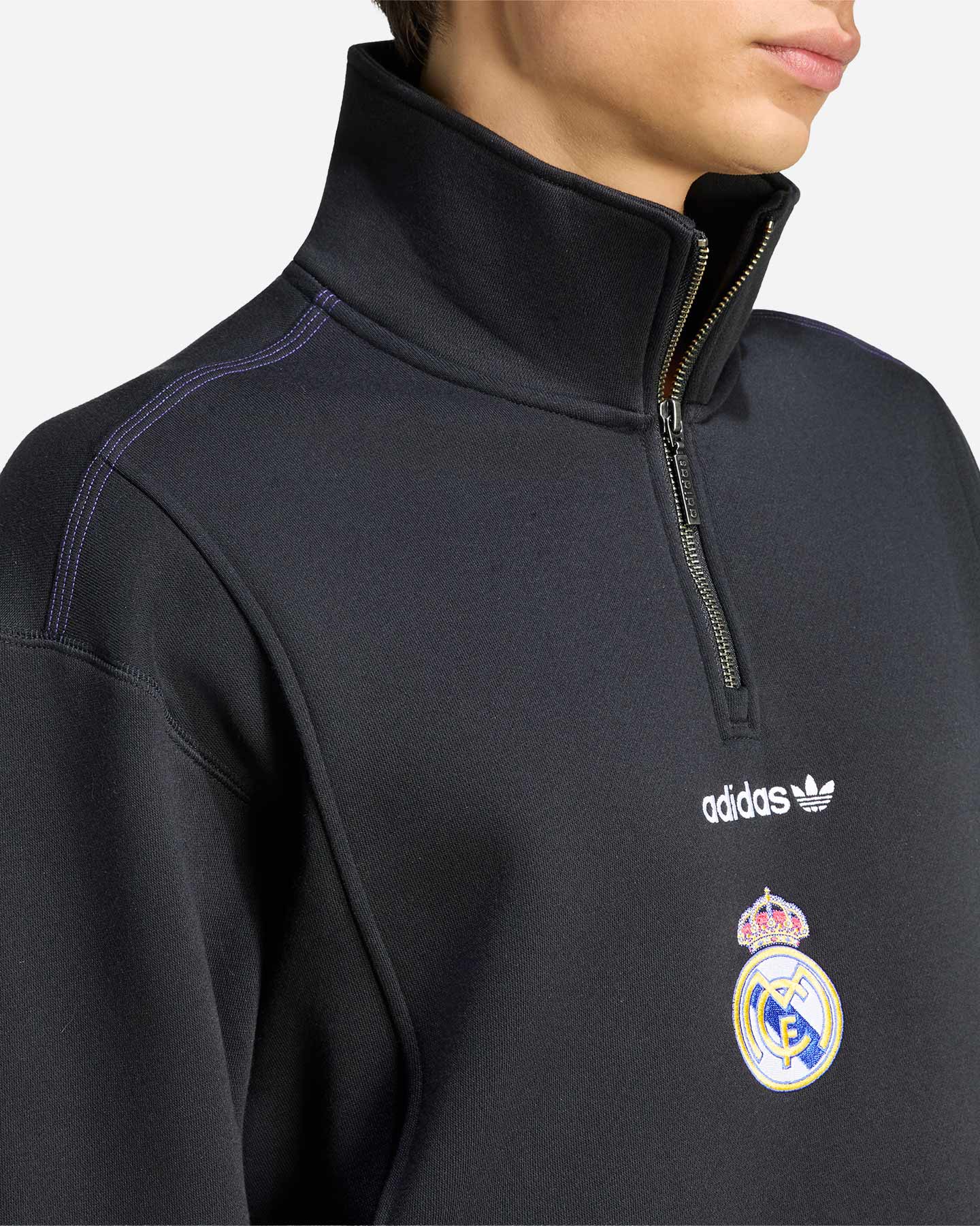 Felpa ADIDAS REAL MADRID EQT M - Nero - 4 | Cisalfa Sport