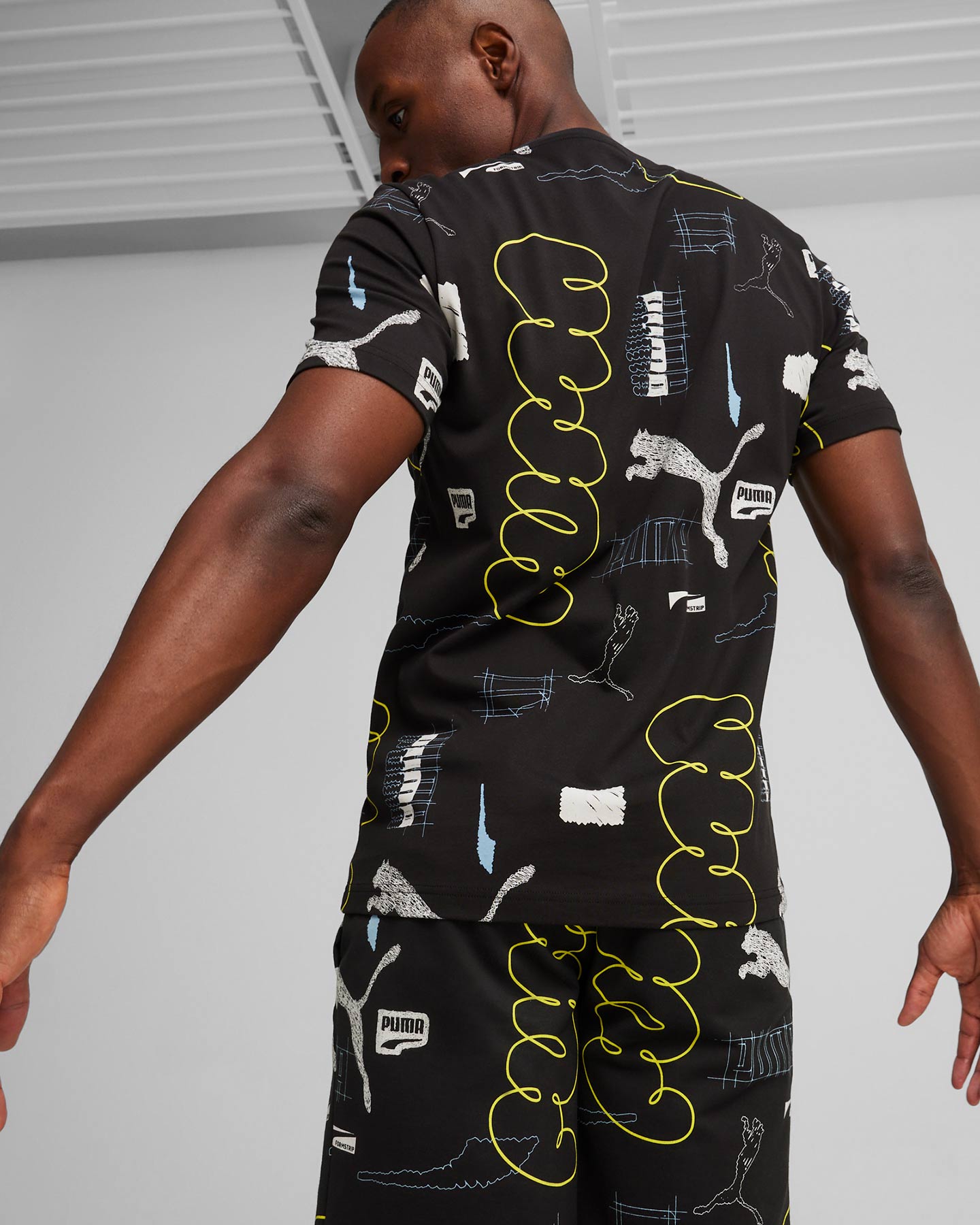 T-shirt PUMA BRAND LOVE M - Nero - 3 | Cisalfa Sport