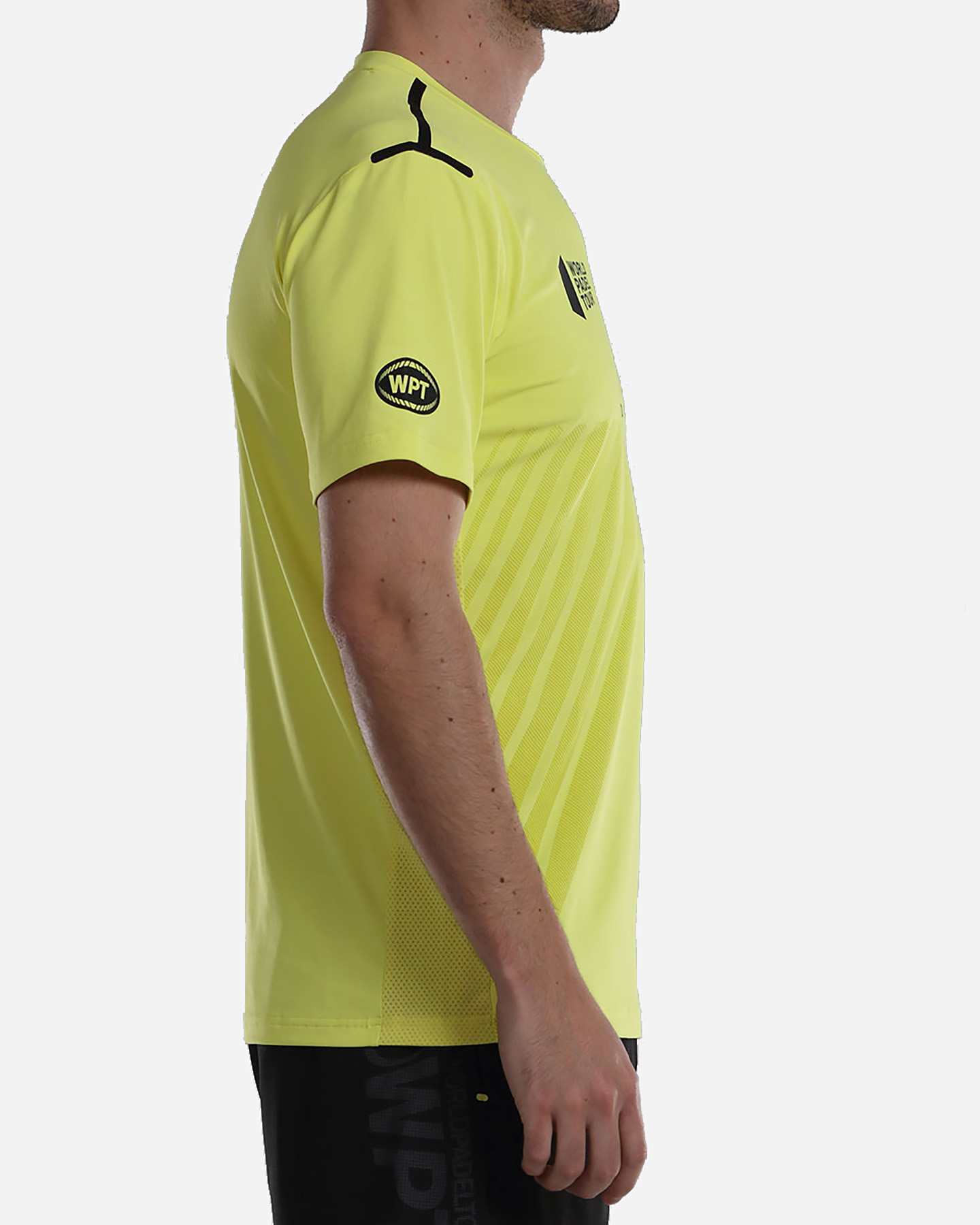 T-shirt tennis BULLPADEL LOGRO M - Giallo - 2 | Cisalfa Sport