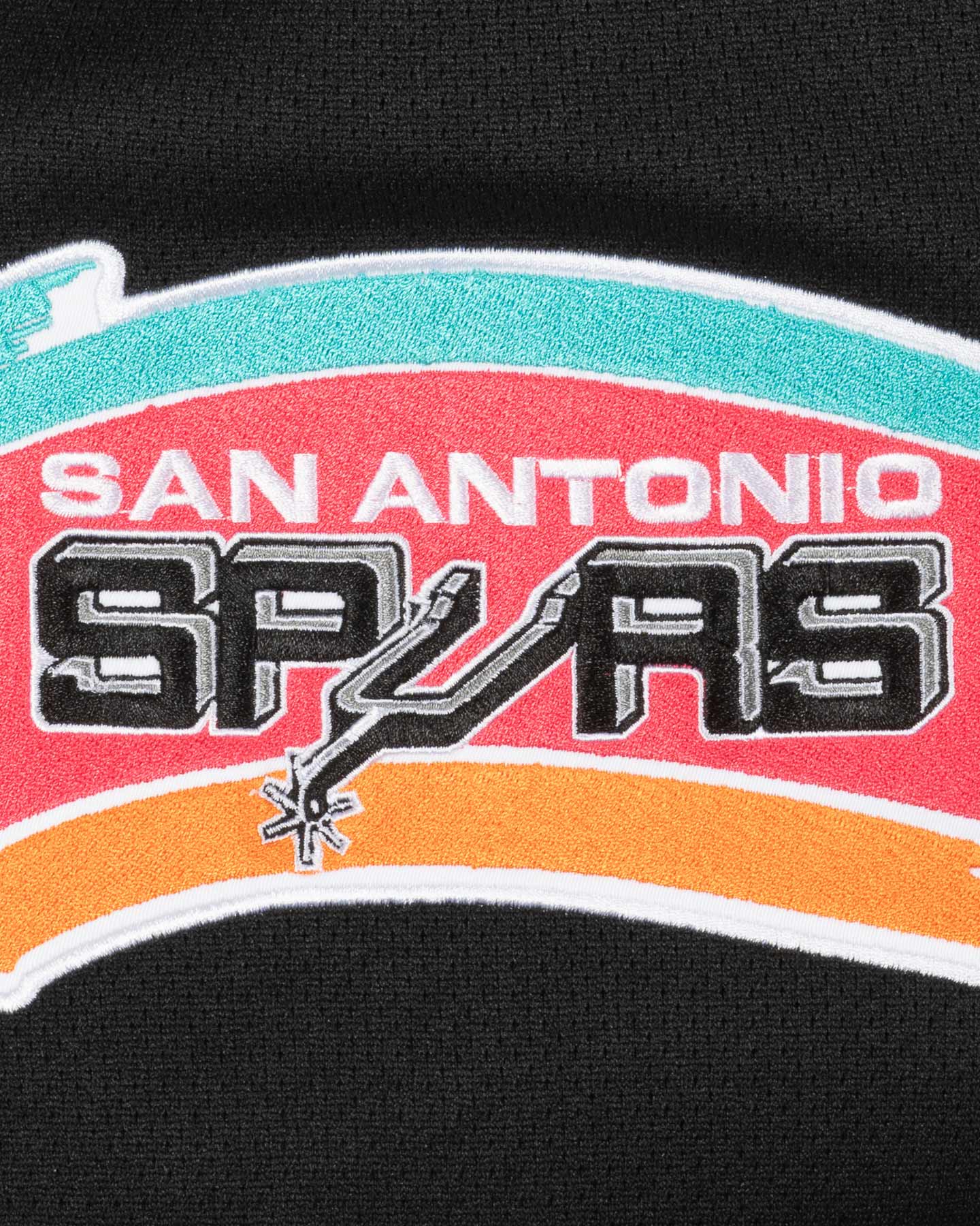 Pantaloncini basket MITCHELL&NESS TEAM ORIGINS 7IN VINTAGE LOGO SPURS M - Nero - 2 | Cisalfa Sport