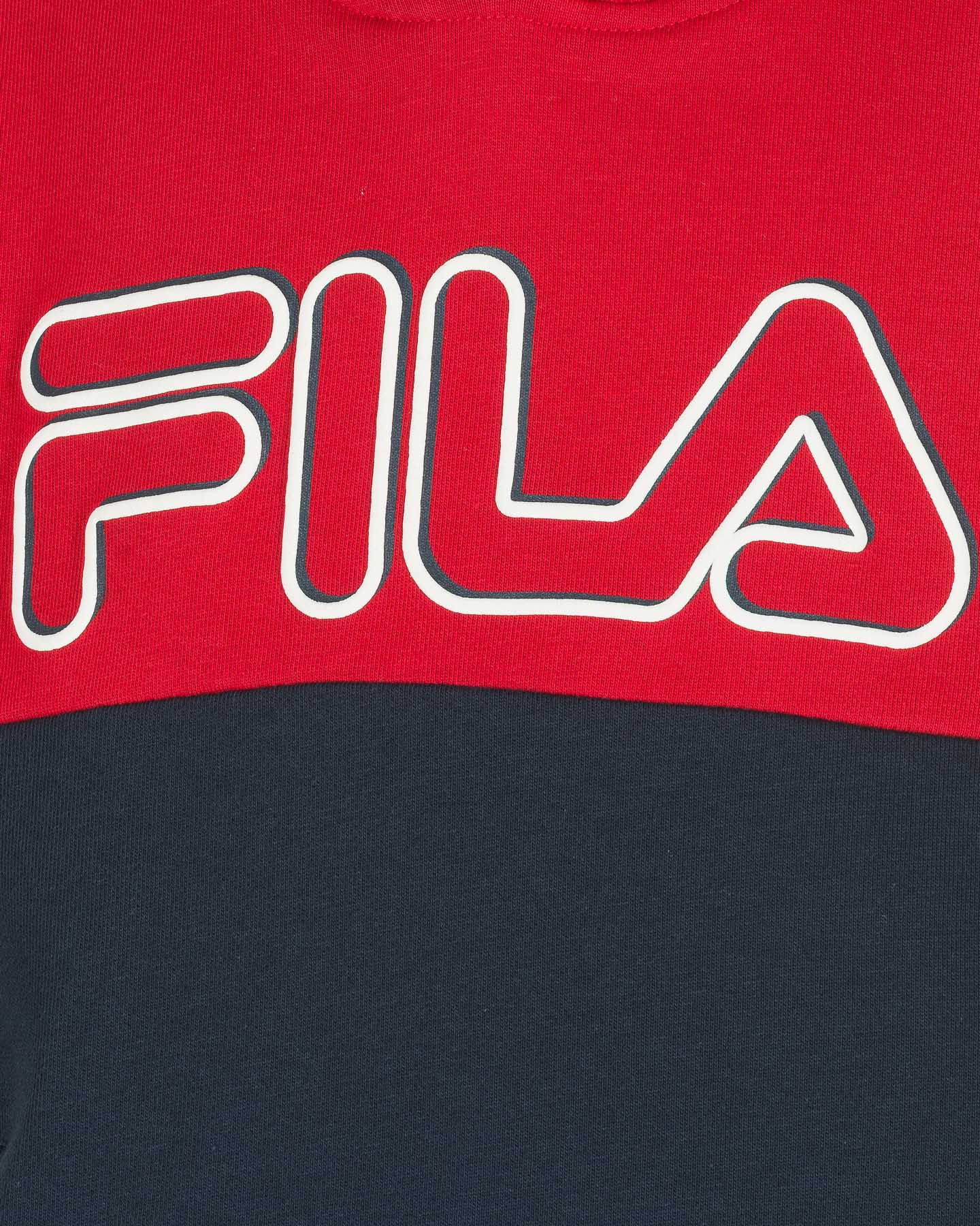 Felpa FILA COLOR BLOCK JR - 2 | Cisalfa Sport
