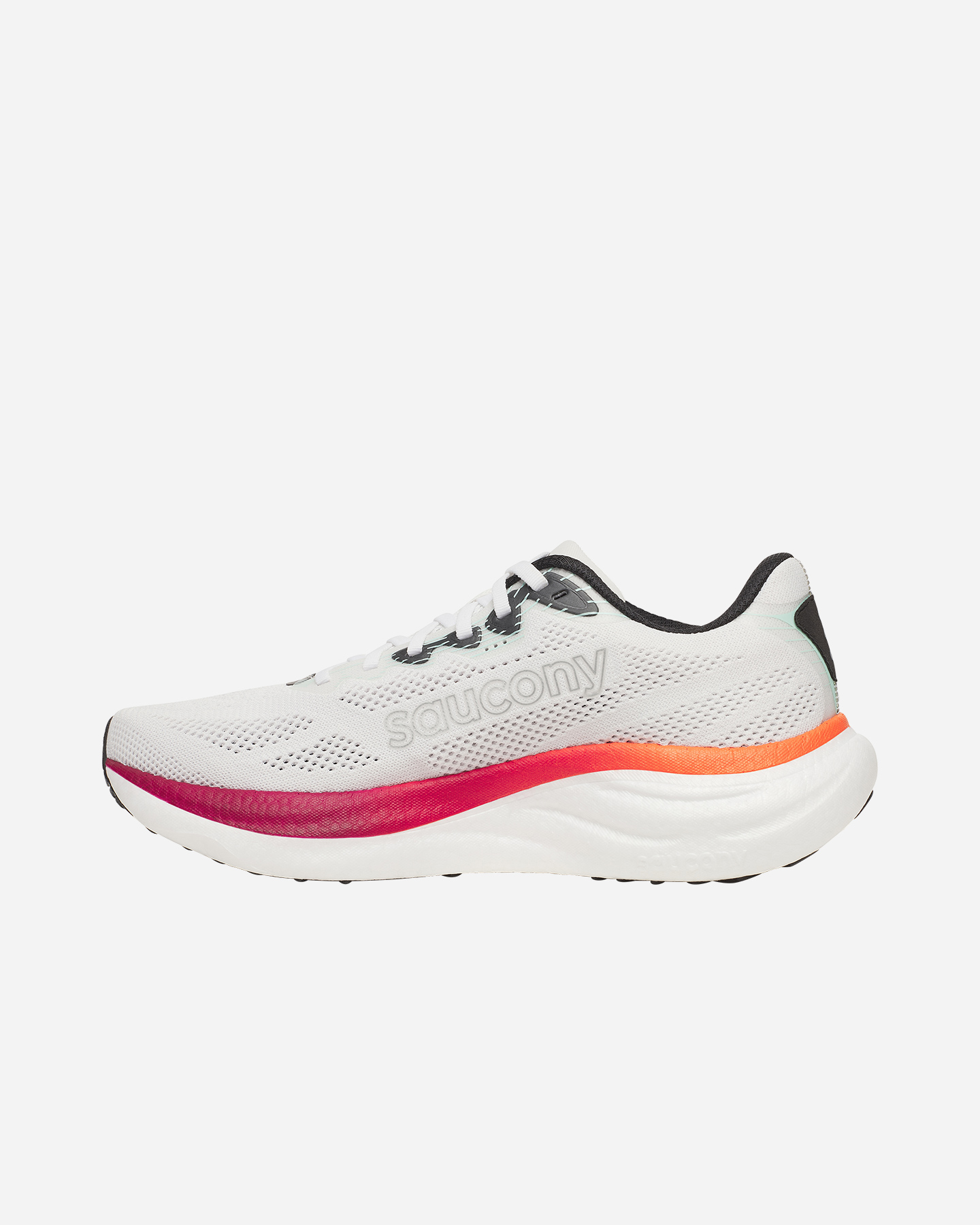 Scarpe running SAUCONY RIDE 19 M - Bianco - 4 | Cisalfa Sport
