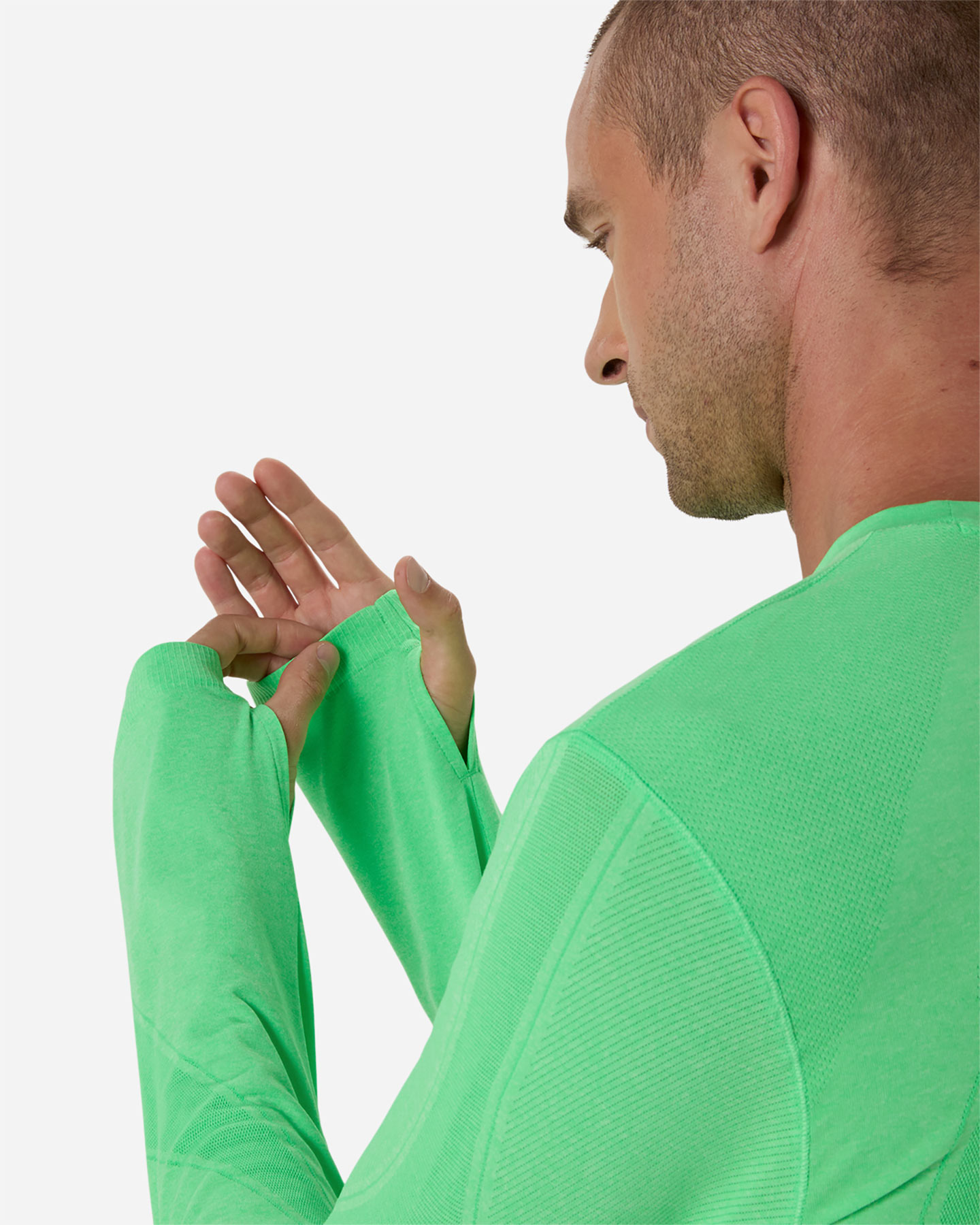 Maglia running ASICS ROAD M - Verde - 5 | Cisalfa Sport