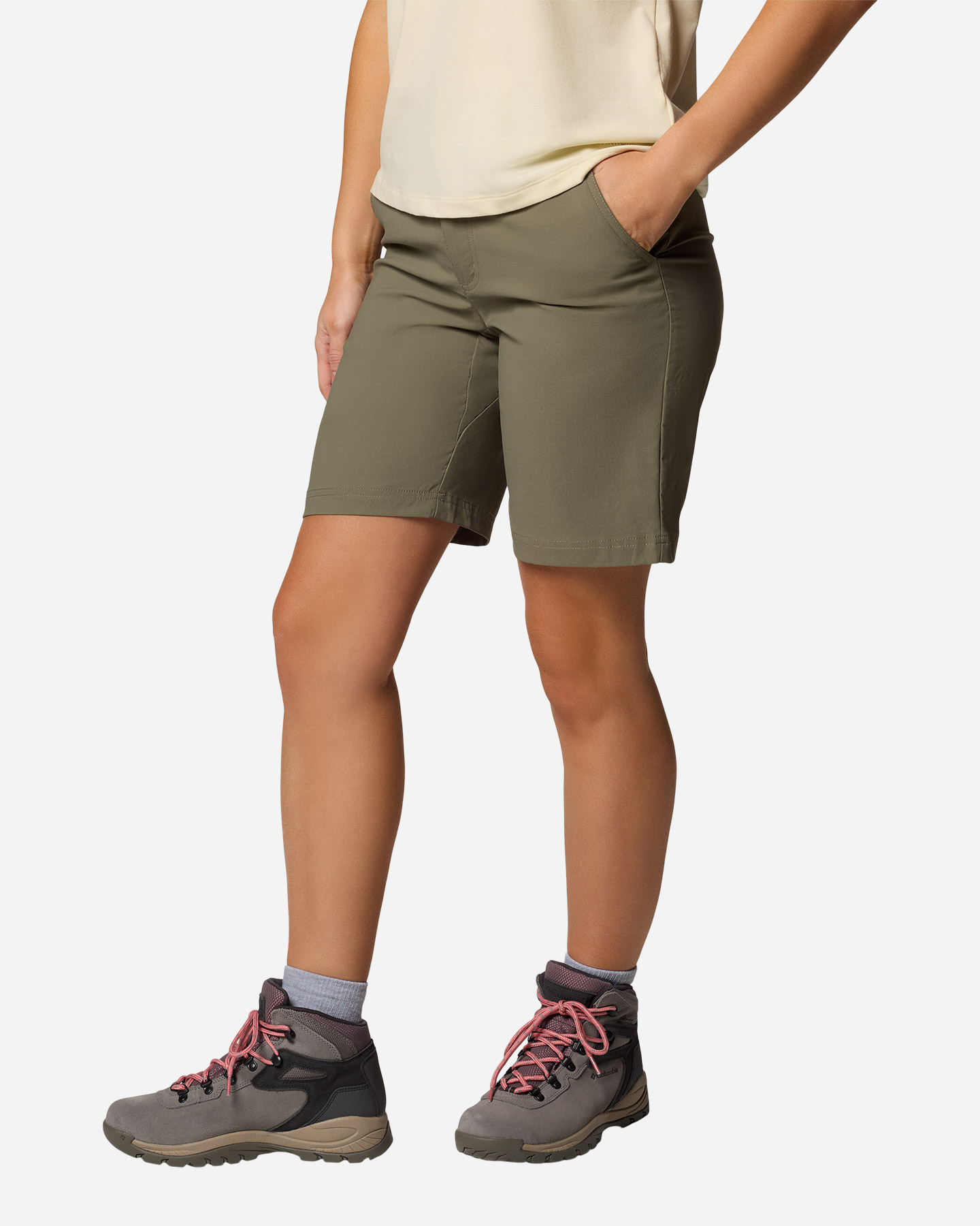 Pantaloncini COLUMBIA LESLIE FALLS LONG II W - Verde - 2 | Cisalfa Sport