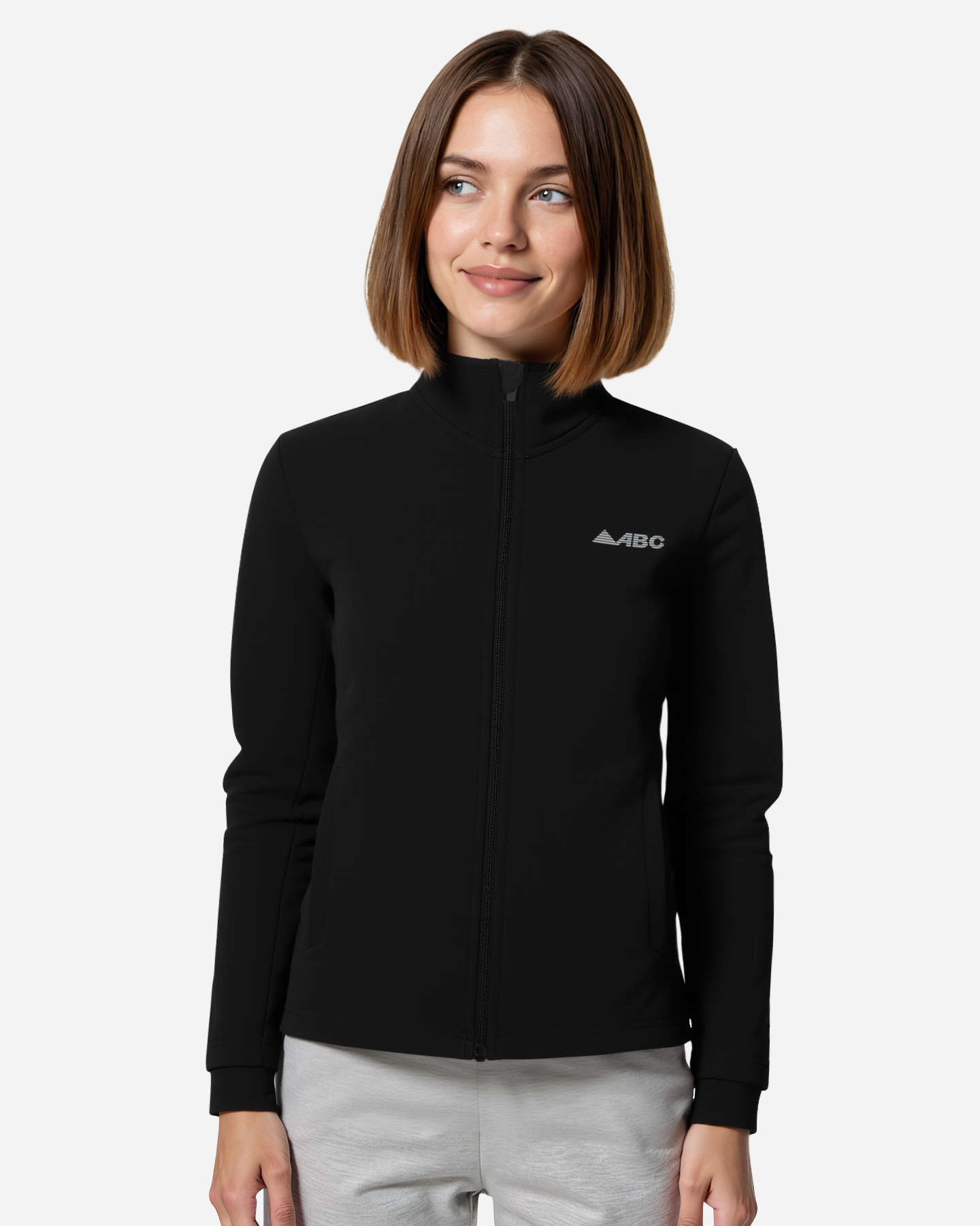 Giacca running ABC TECH W - Nero - 2 | Cisalfa Sport