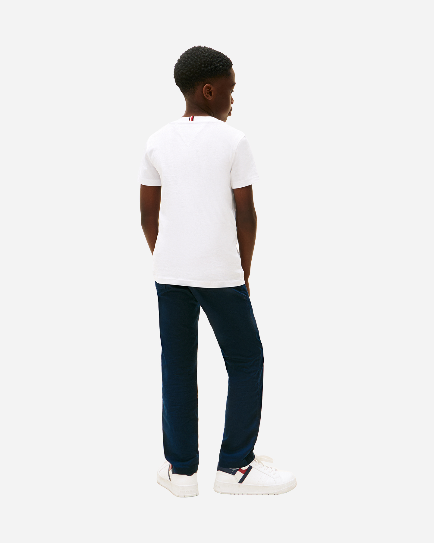 T-shirt TOMMY HILFIGER MONOTYPE PRINT JR - Bianco - 3 | Cisalfa Sport