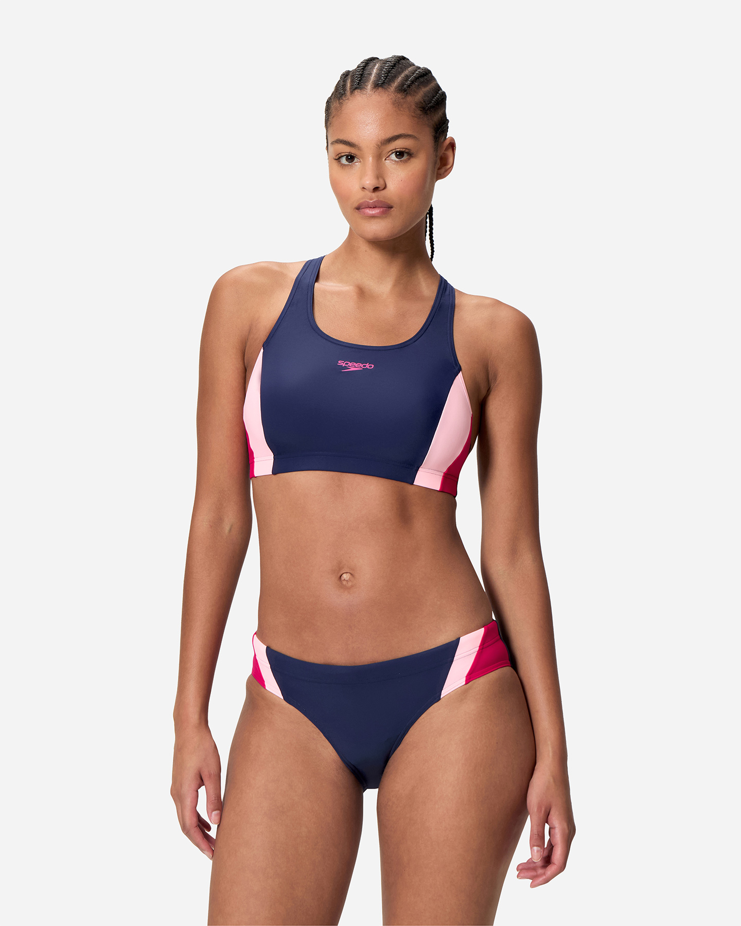 Costume piscina SPEEDO COLOURBLOCK SPLICE 2.0 W - Blu - 2 | Cisalfa Sport