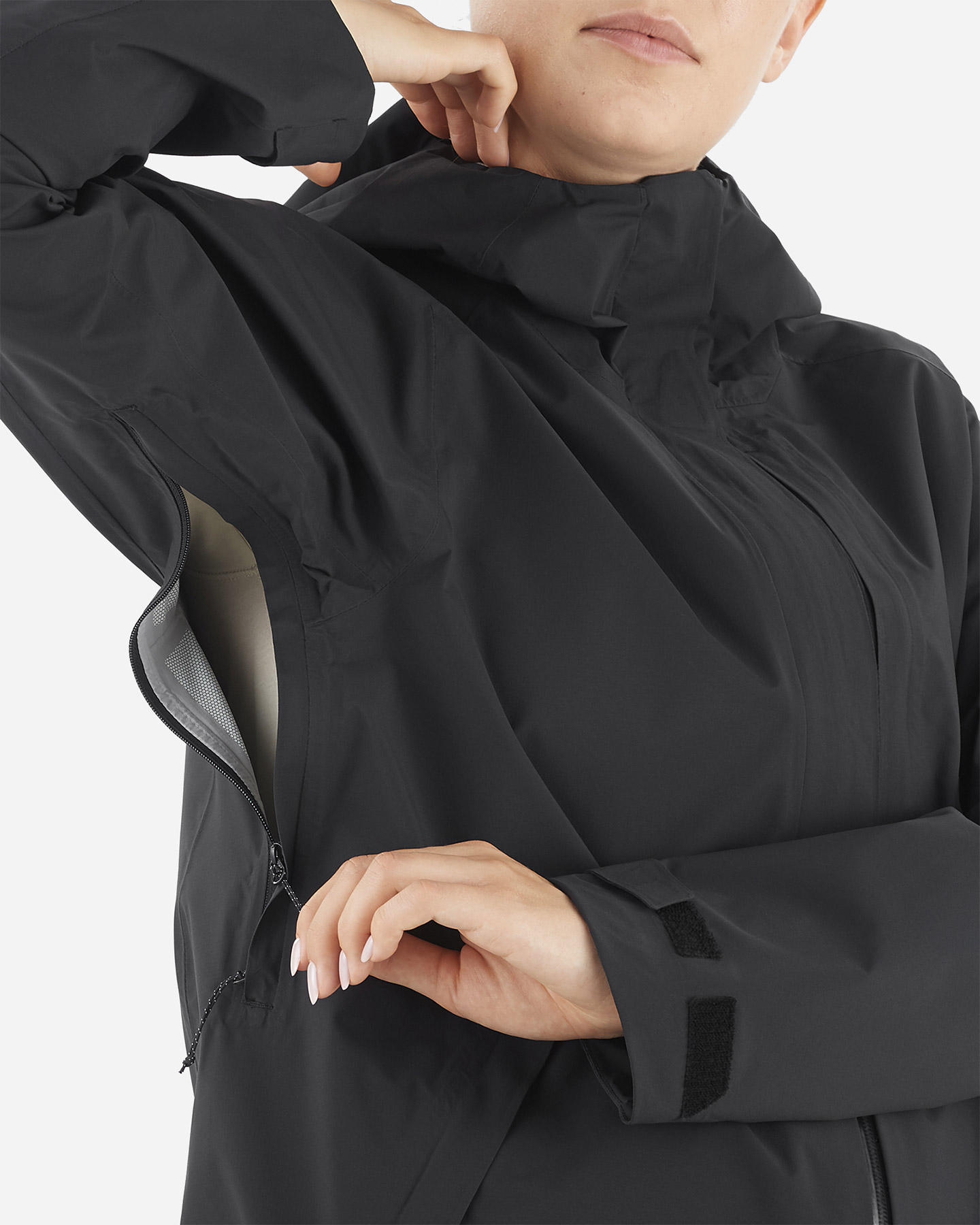 Giacca outdoor SALOMON OUTERPATH PRO W - Nero - 3 | Cisalfa Sport