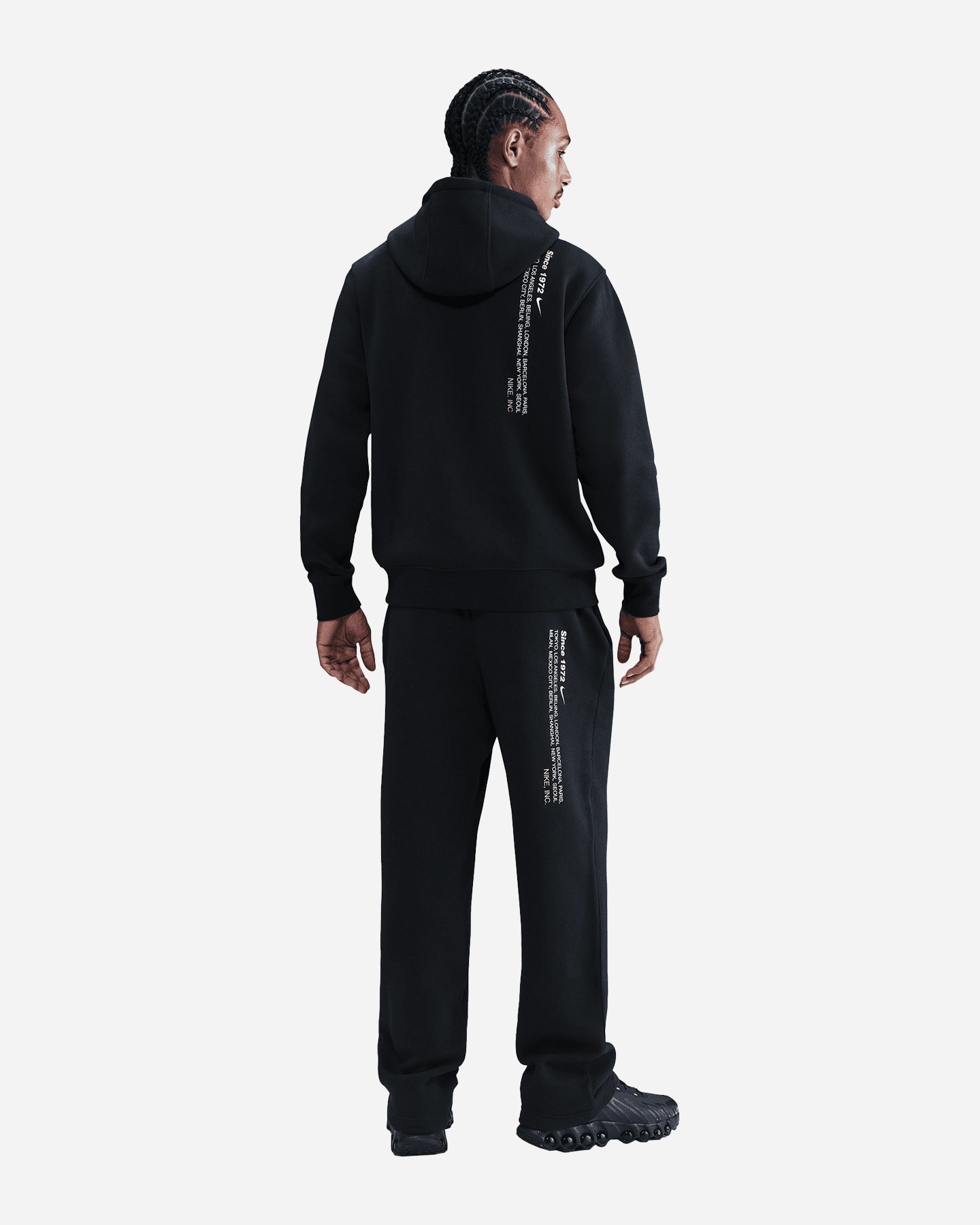 Pantalone NIKE STRAIGHT FLEECE M - Nero - 2 | Cisalfa Sport