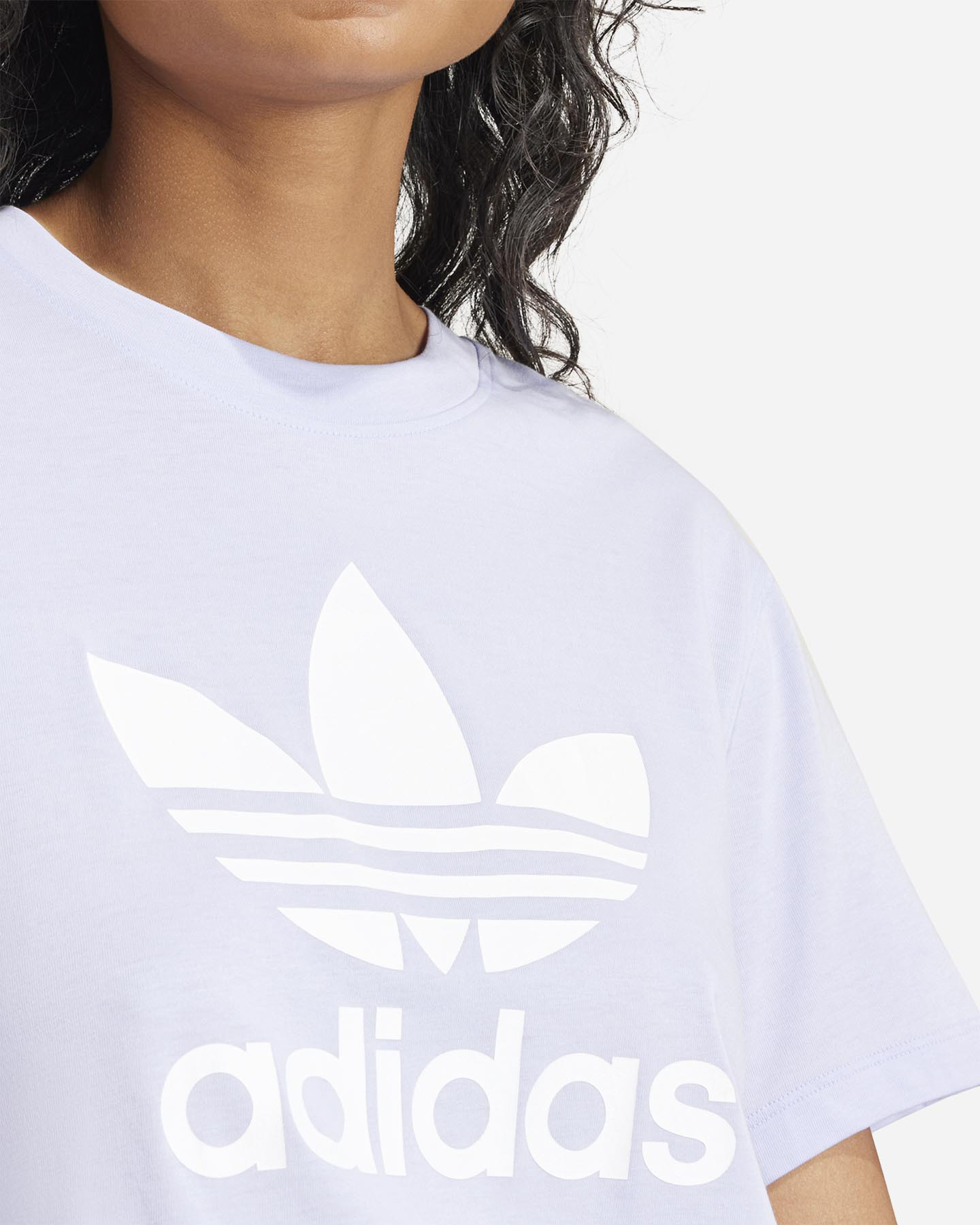 T-shirt ADIDAS ORIGINAL TREFOIL W - Viola - 4 | Cisalfa Sport