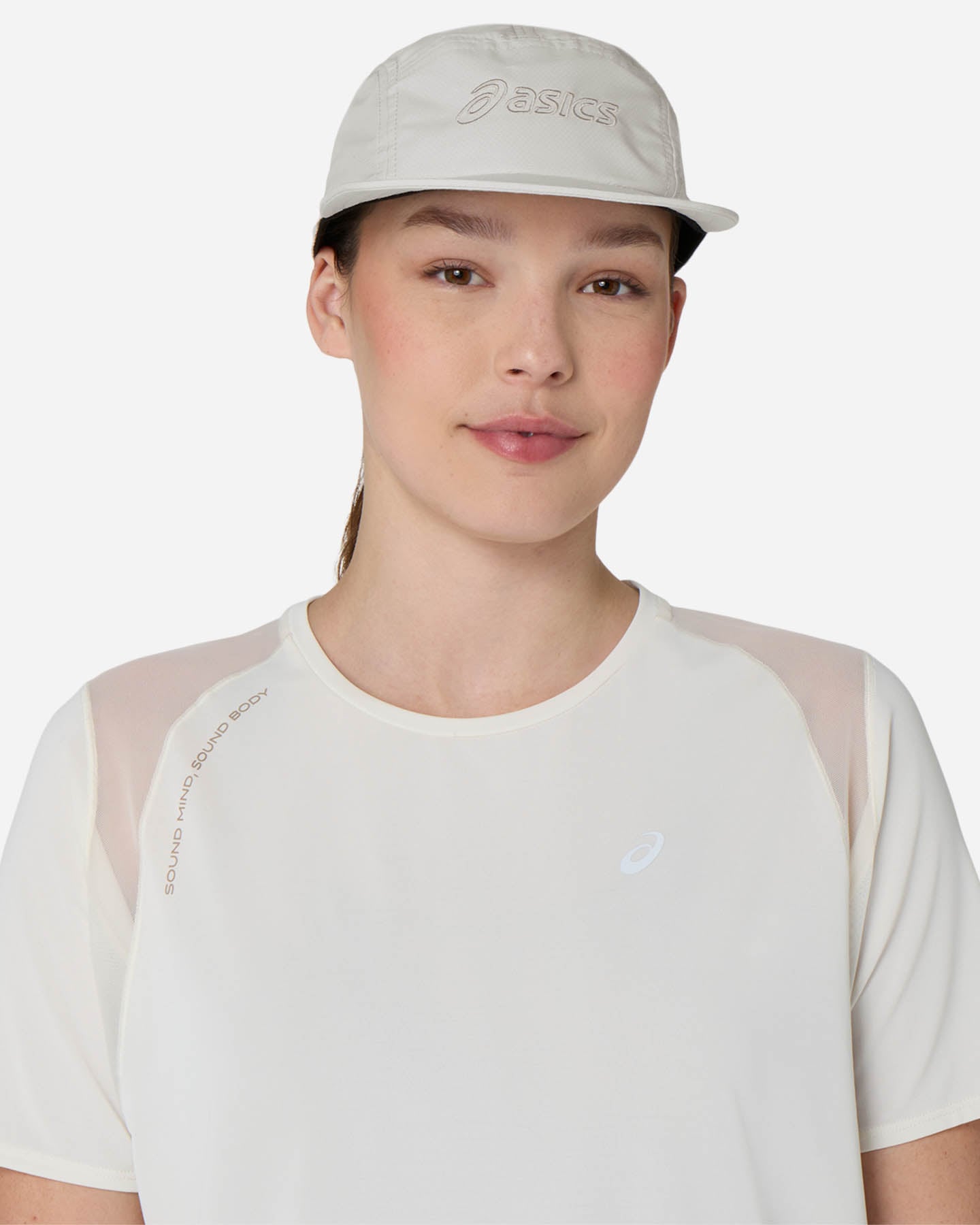 T-shirt running ASICS ROAD W - Bianco - 3 | Cisalfa Sport