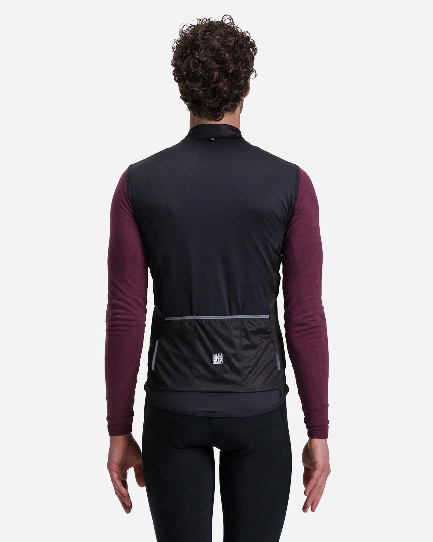 Giacca ciclismo SANTINI NEBULA M - Nero - 5 | Cisalfa Sport