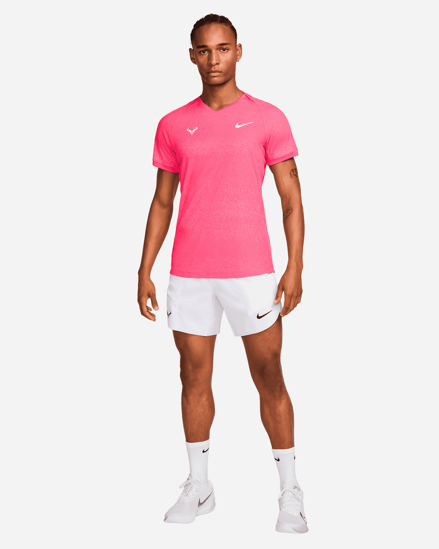 T-shirt tennis NIKE DRI FIT ADVANTAGE RAFA M - Rosa - 3 | Cisalfa Sport