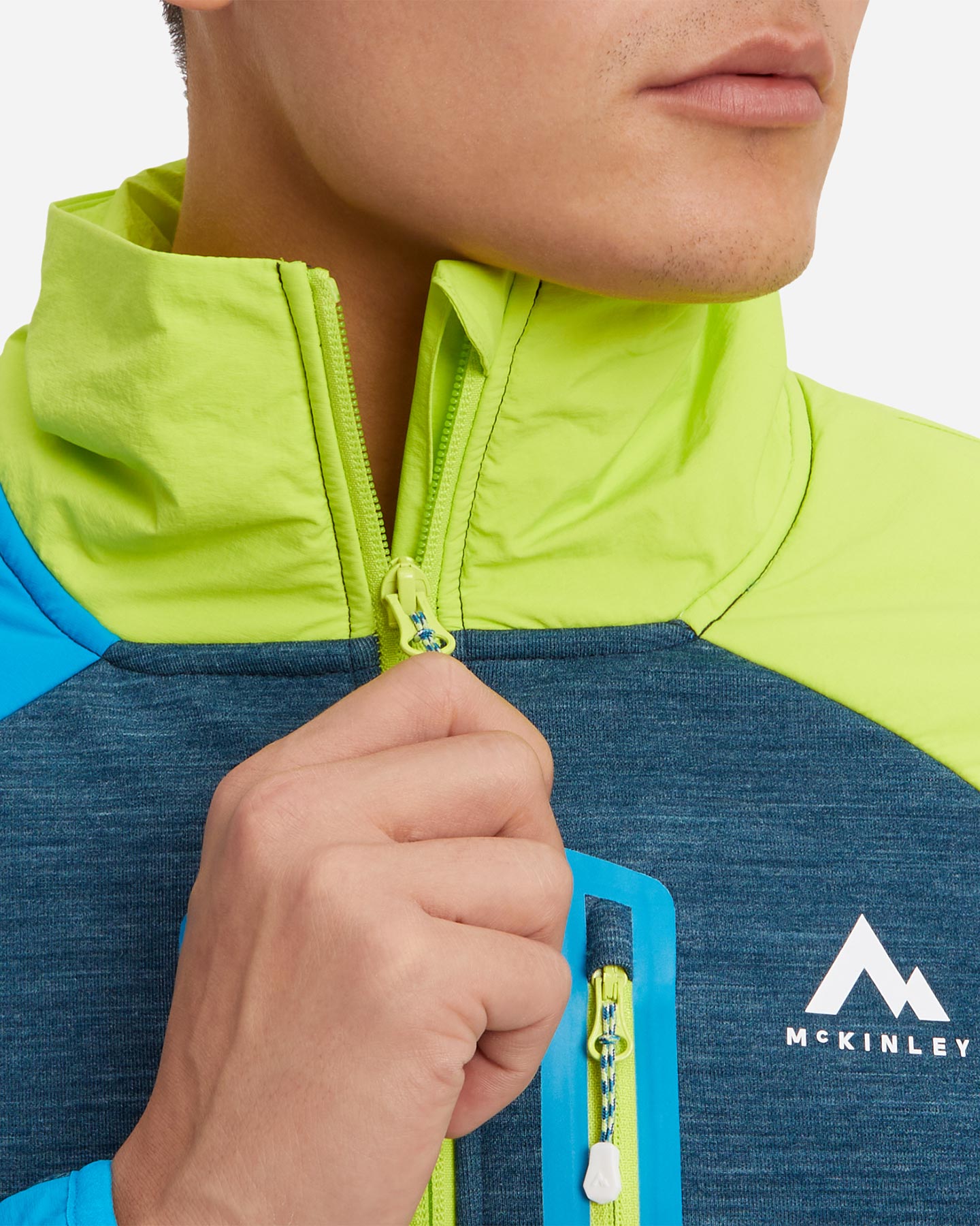 Pile MCKINLEY SEKANI FZ M - Blu - 4 | Cisalfa Sport