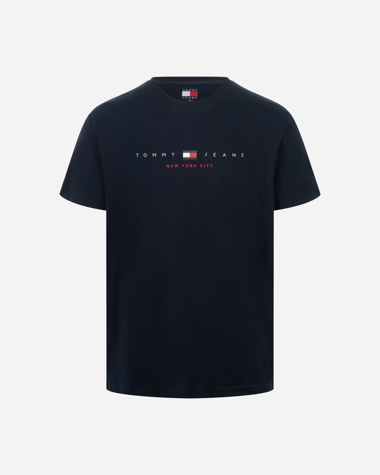 T-shirt TOMMY HILFIGER LINEAR LOGO FLAG M - Blu - 0 | Cisalfa Sport