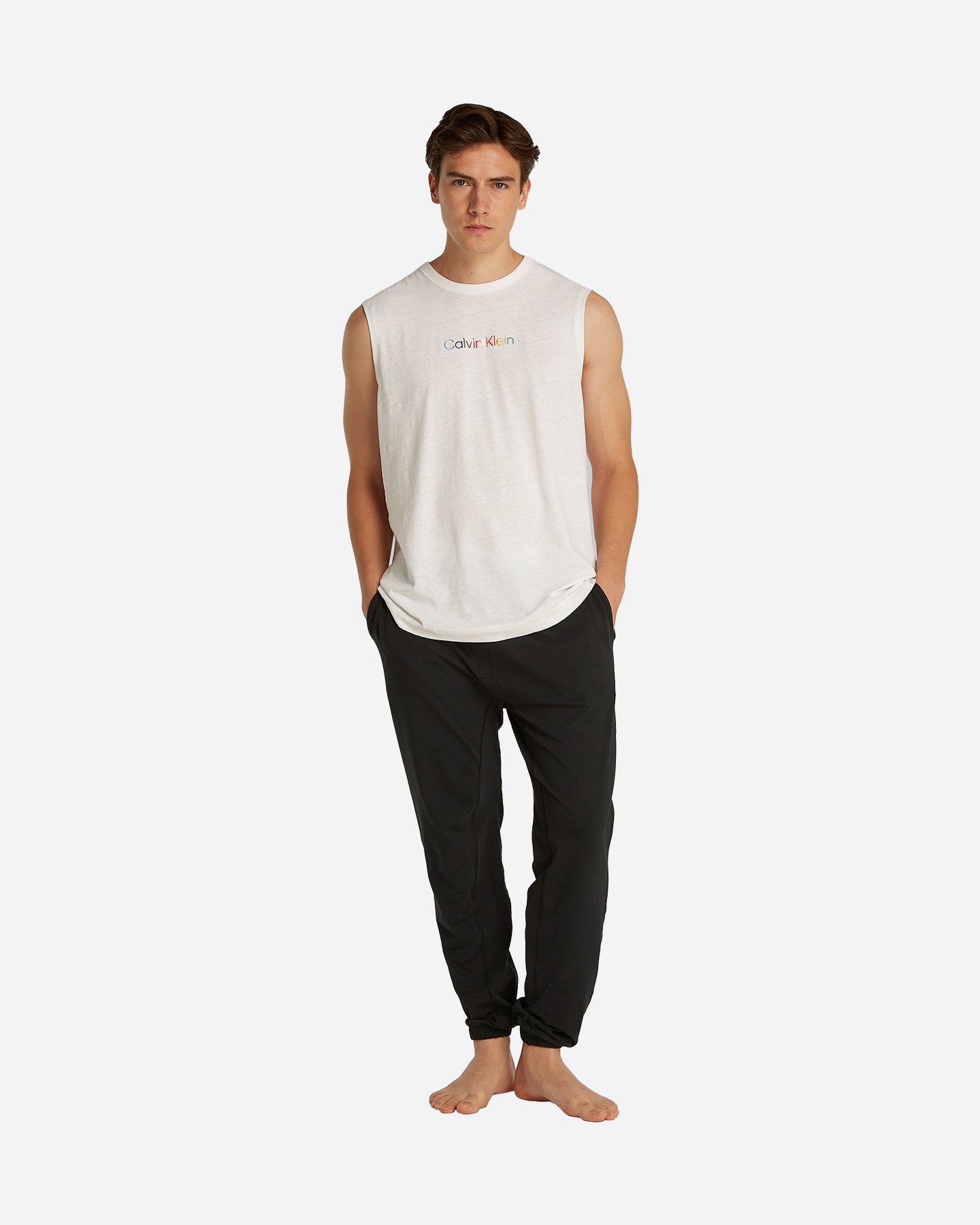 Canotta CALVIN KLEIN UNDERWEAR PRIDE LOUNGE M - Bianco - 1 | Cisalfa Sport